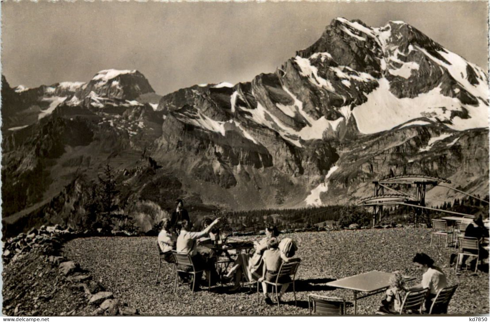 Braunwald - Ausblick Vom Bergrestaurant Gummen - Braunwald