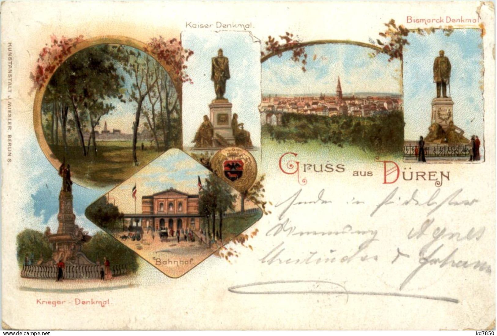 Gruss Aus Düren - Litho - Dueren