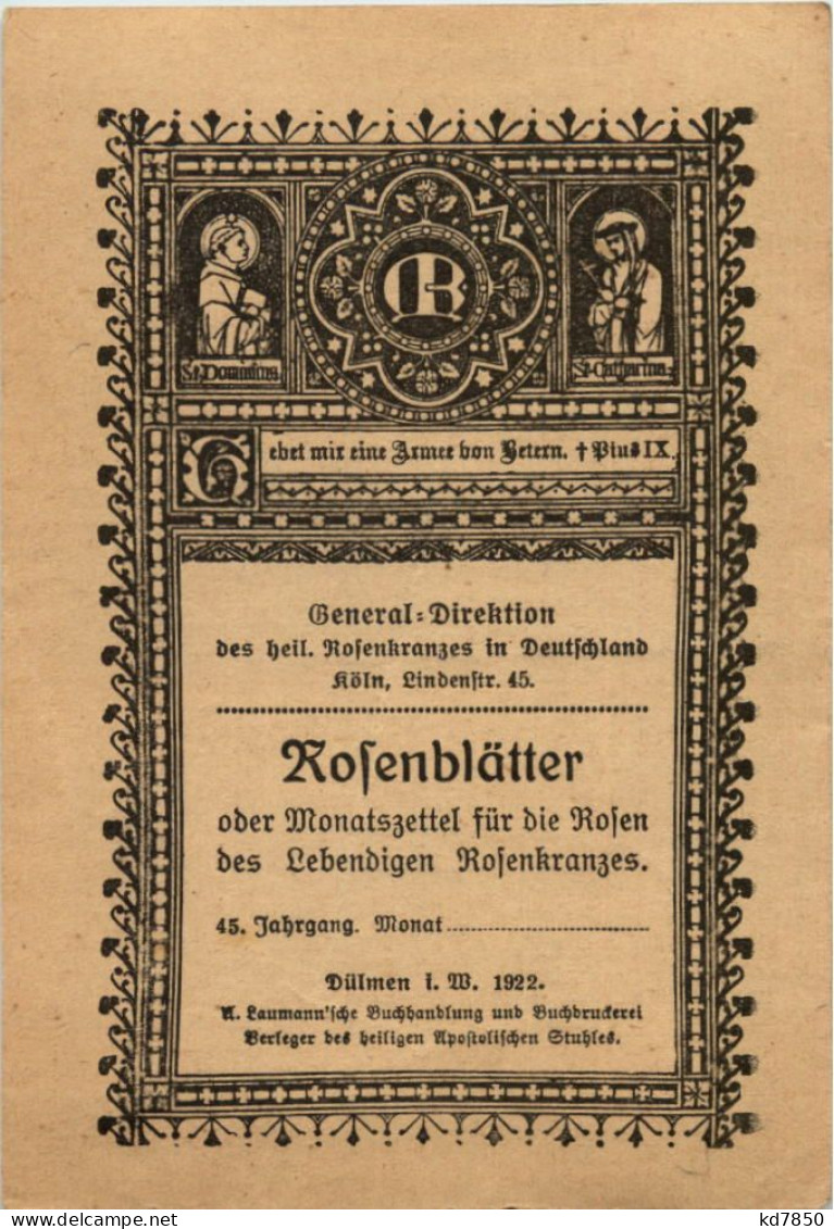 Dülmen - Rosenblätter - Coesfeld