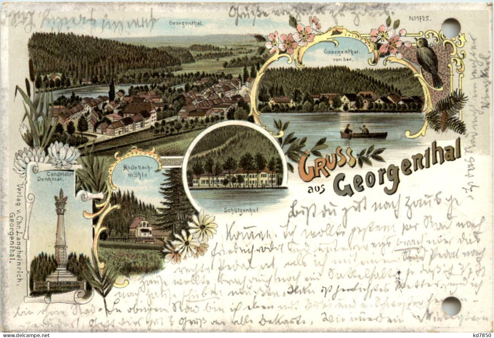 Gruss Aus Georgenthal - Litho - Georgenthal