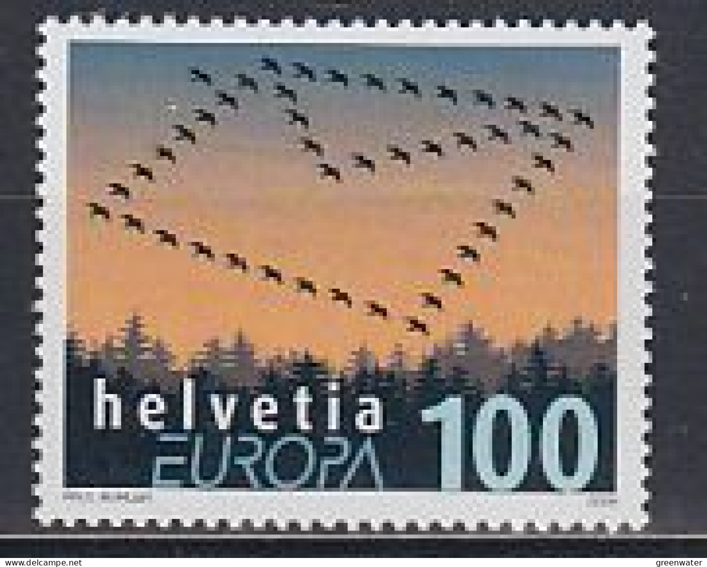 Europa Cept 2008 Switzerland 1v ** Mnh (59473A) - 2008