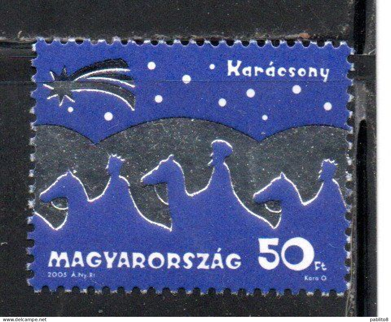 HUNGARY UNGHERIA MAGYAR 2005 CHRISTMAS NATALE NOEL WEIHNACHTEN NAVIDAD 50f MNH - Ongebruikt