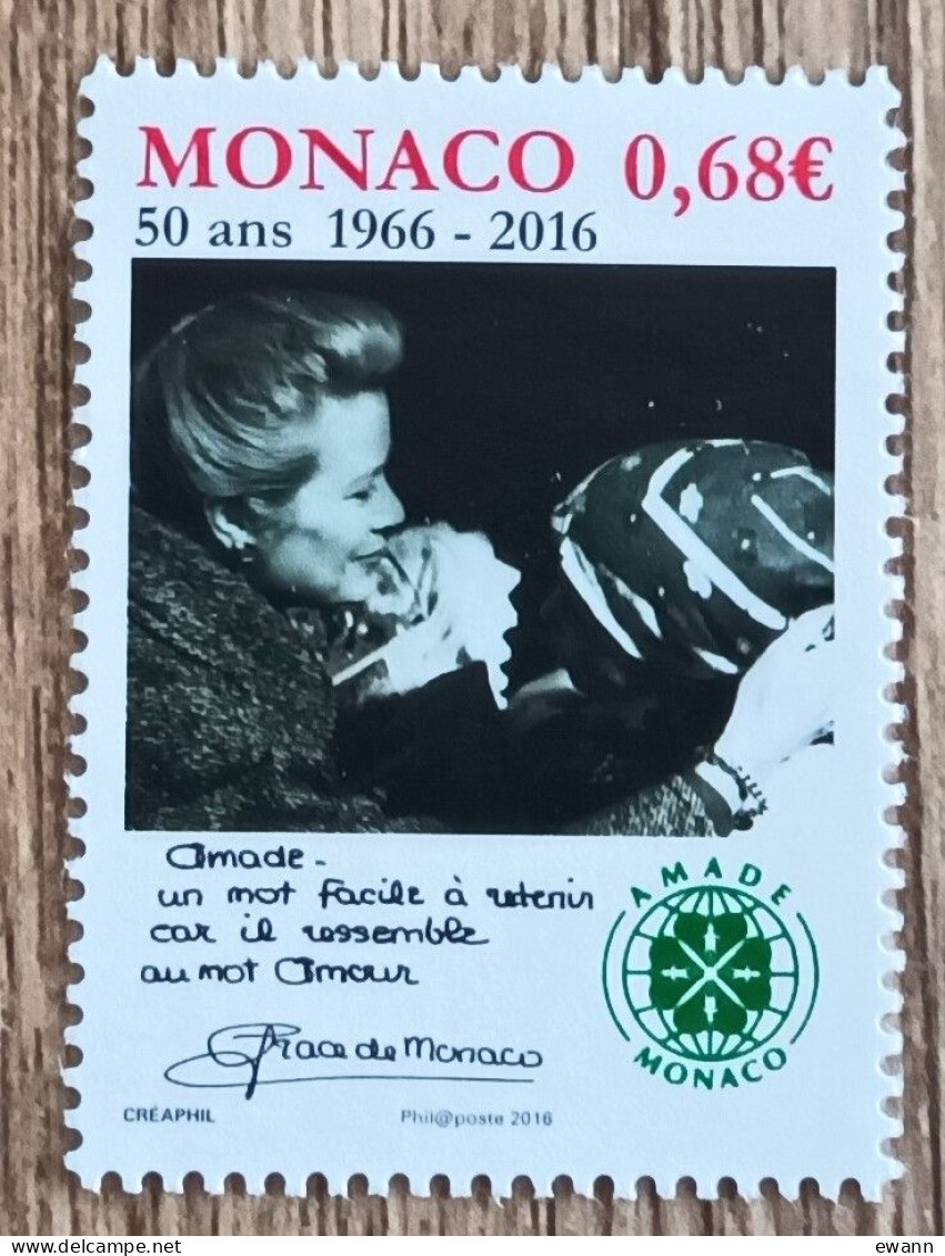 Monaco - YT N°3051 - Cinquantenaire De L'AMADE - 2016 - Neuf - Unused Stamps