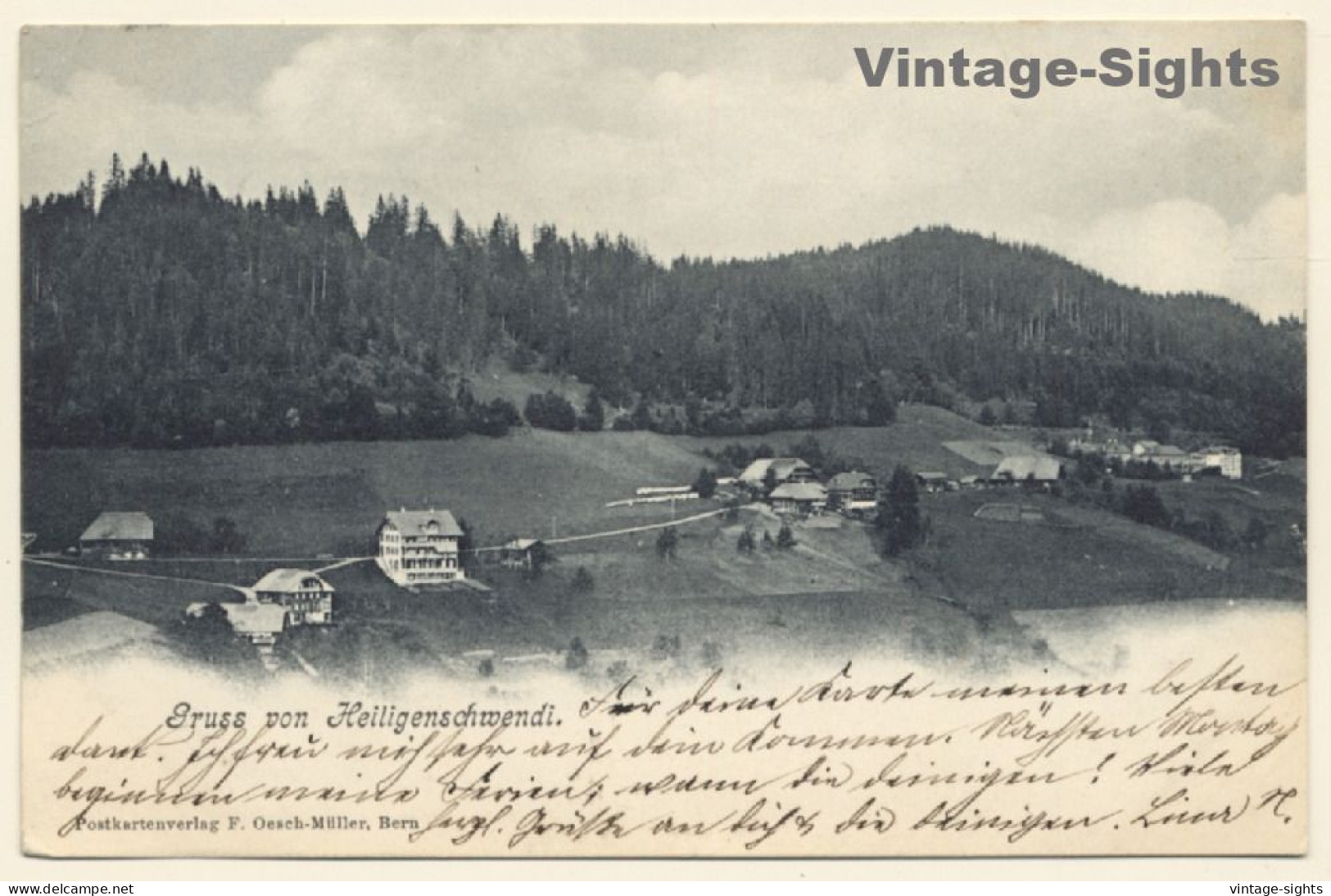 Heiligenschwendi / Switzerland: Total View (Vintage PC 1904) - Heiligenschwendi