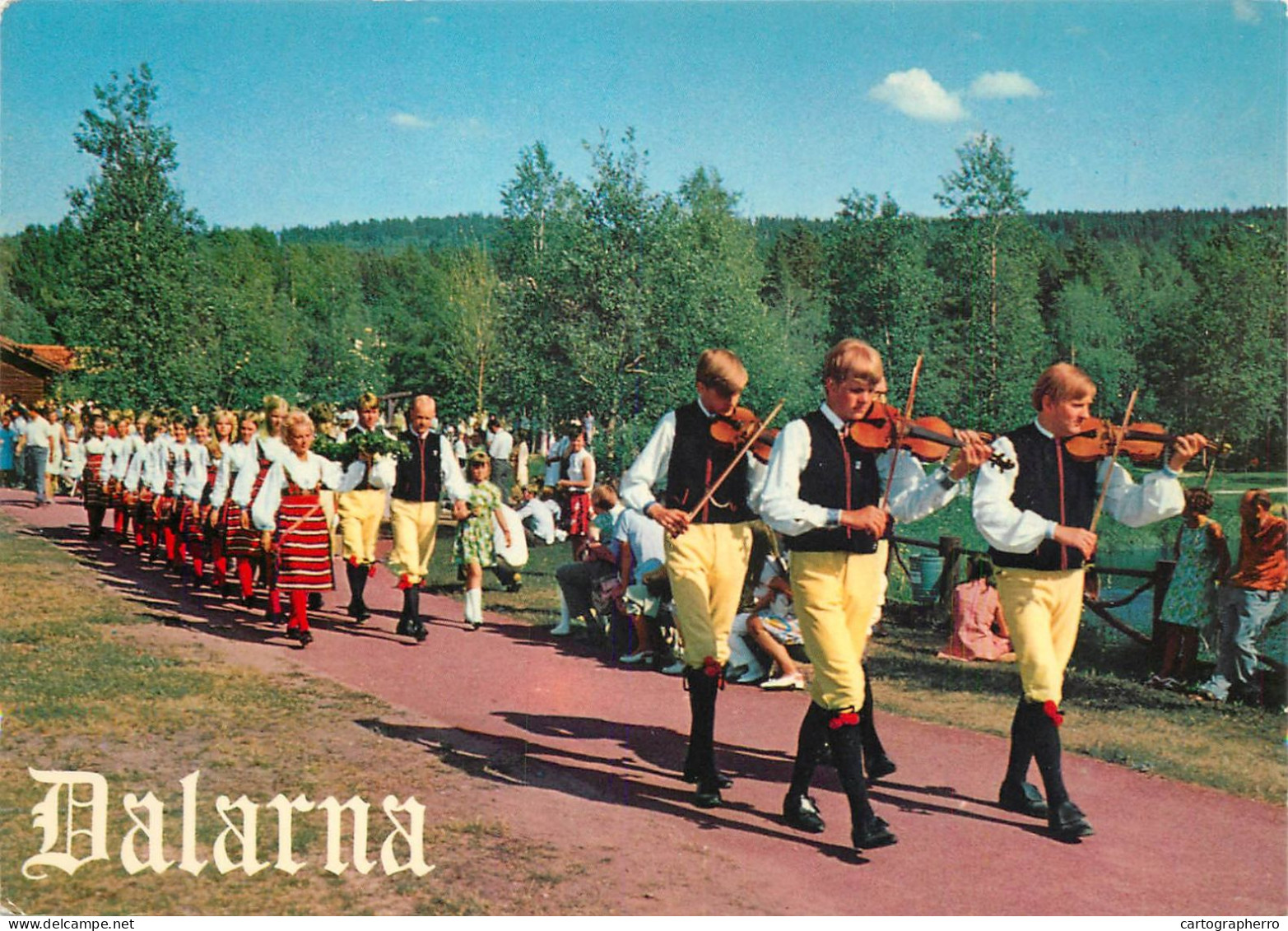 Sweden Dalarna Ethnic Types And Scenes Typical Traditional Costumes - Schweden