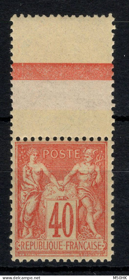 Signé CALVES - YV 94 N** MNH Luxe BdF , Sage Type II , Rare En N** - 1876-1898 Sage (Type II)