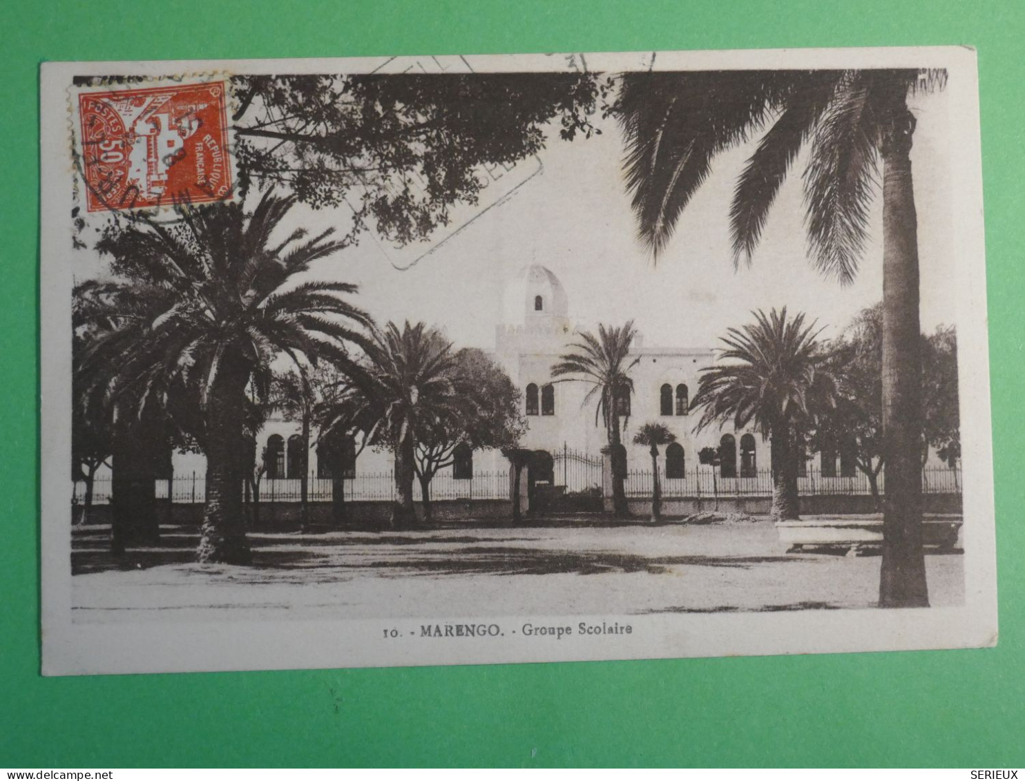 DN1 ALGERIE CARTE 1931 MARENGO A TIPASA ++AFF. INTERESSANT +++ - Brieven En Documenten