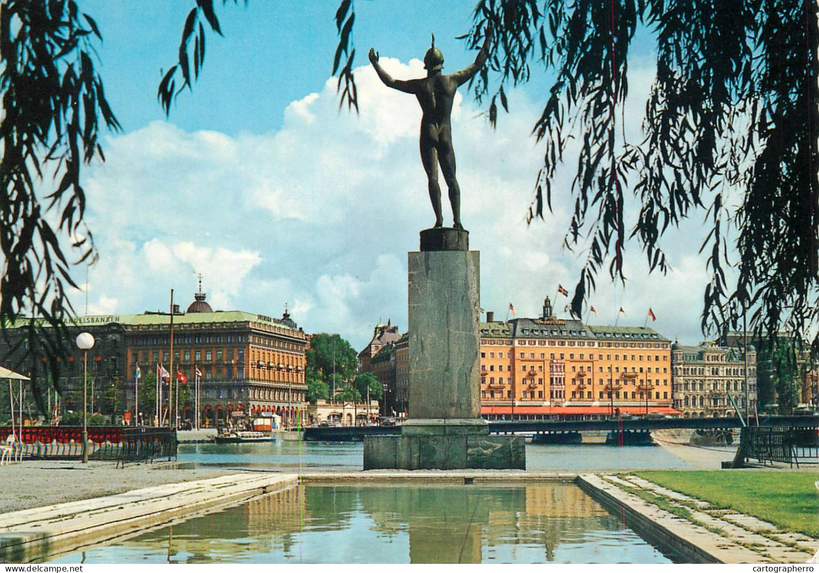 Sweden Stockholm Grand Hotel & Sun Worshiper By Carl Milles - Schweden