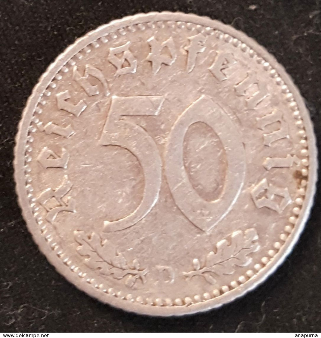 Pièce De Monnaie 50 Reichspfennig, 1935, Deutsches Reich - 50 Reichspfennig