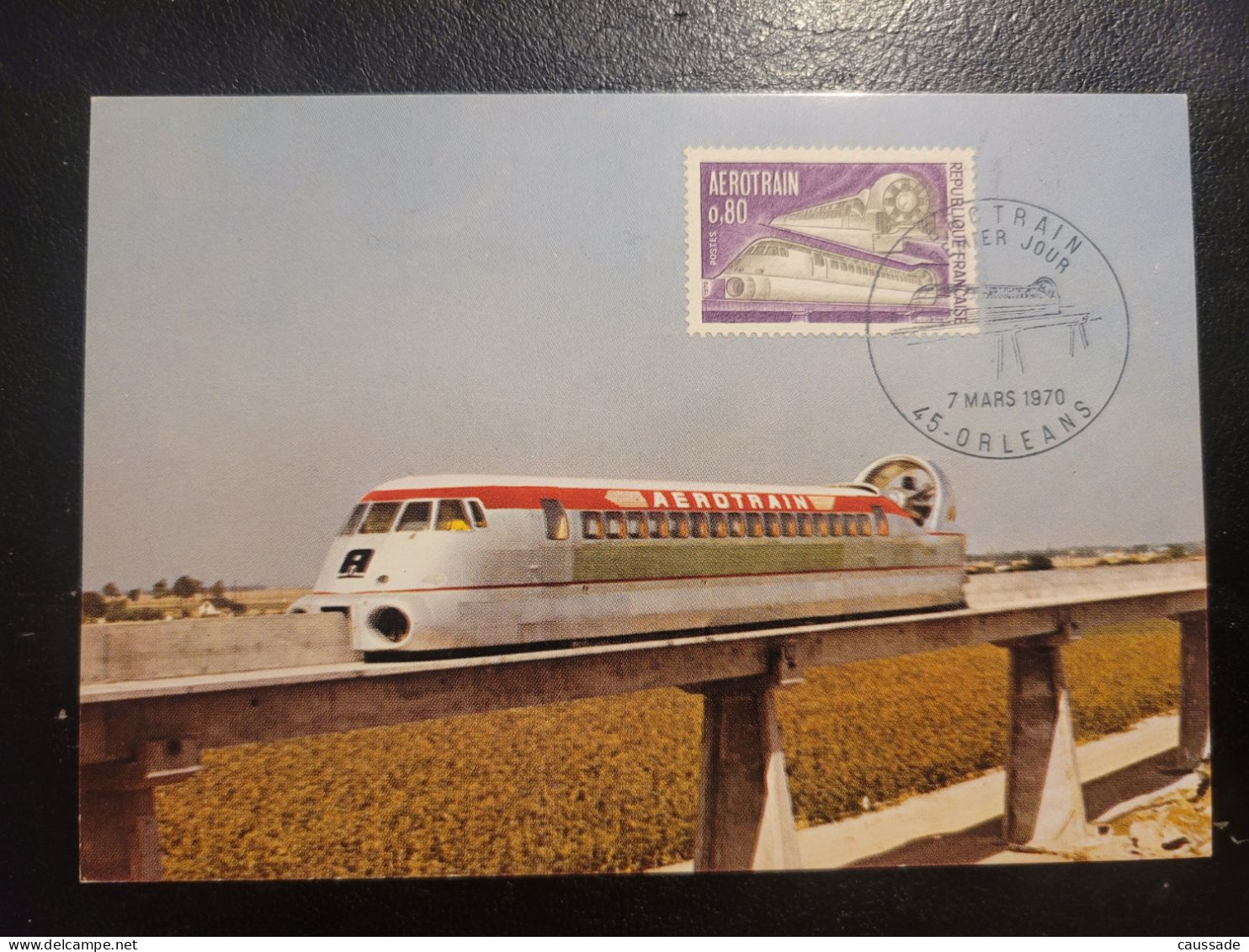 45 - ORLEANS - Aérotrain Interurbain - Premier Joiur 7 Mars 1970 - Materiaal