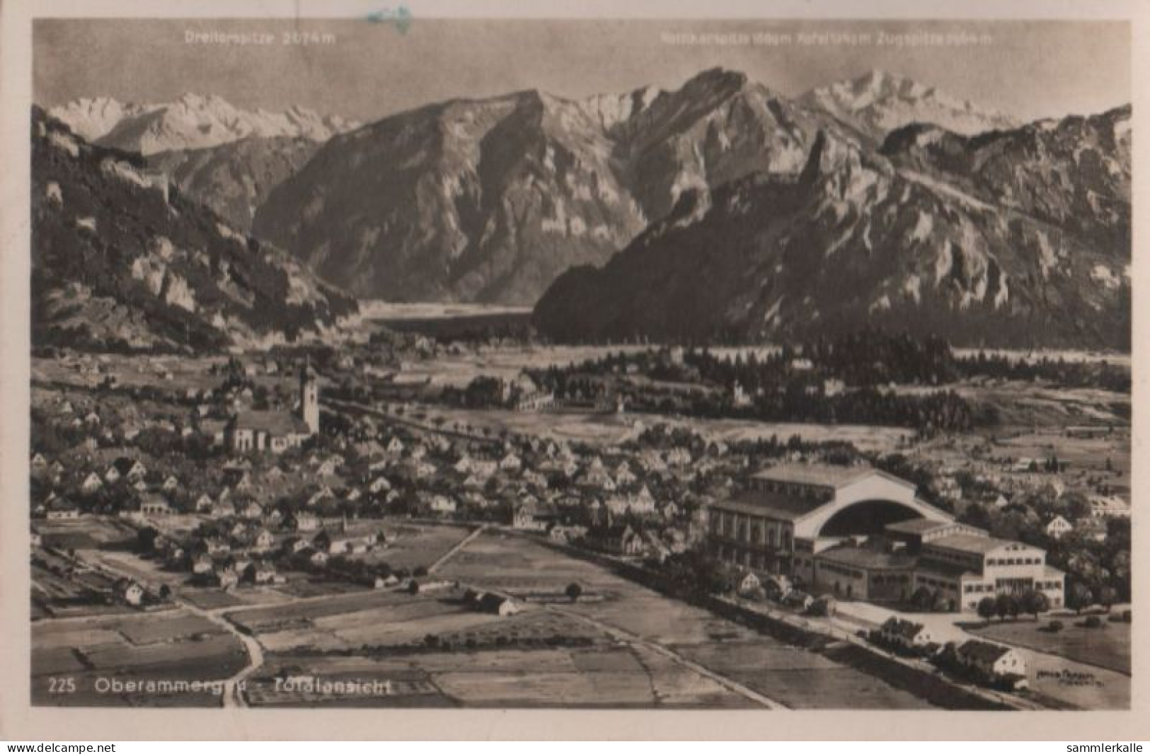 41166 - Oberammergau - Totalansicht - 1934 - Oberammergau