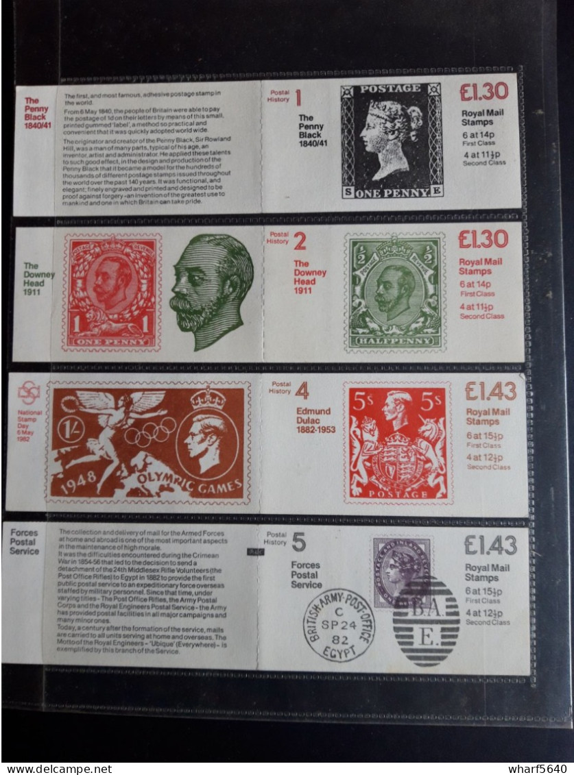 Great Britain Nice Set Of 43 Booklets Complete (unexploded) MNH** - Booklets