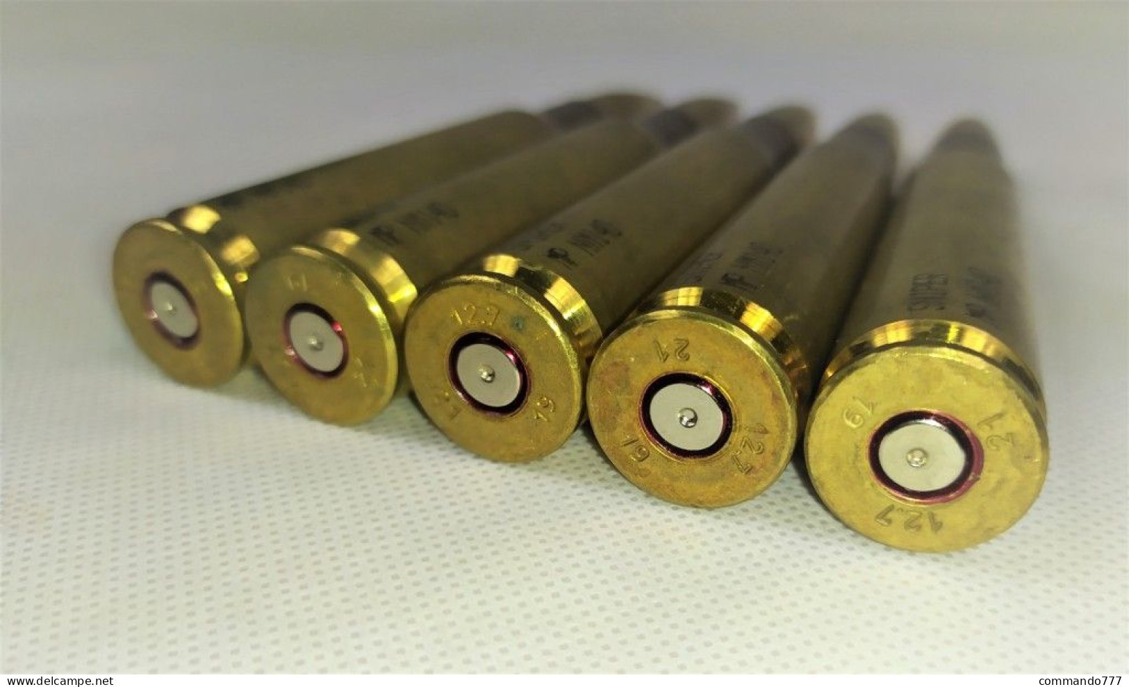 Neutralisé Tireur D'élite Cartouches 12,7 Mm Dekopatrone 12,7x99 Mm NATO Deko Patrone .50 BMG Browning Deactivated Ammo - Sammlerwaffen