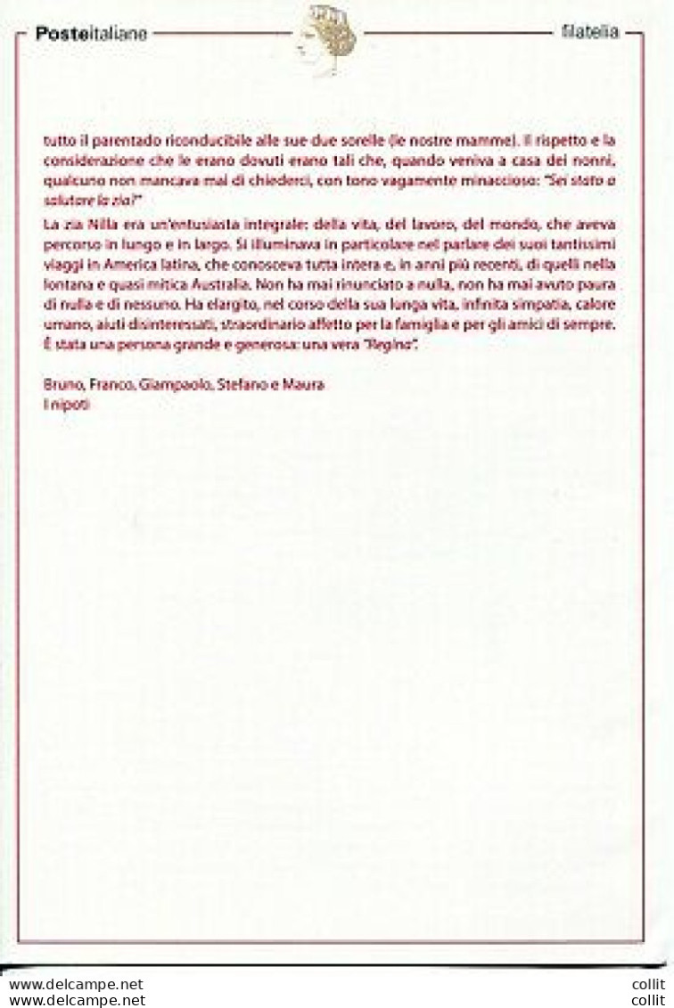 Bollettino Illustrativo Edizione Omaggio - Nilla Pizzi - Geschenkheftchen