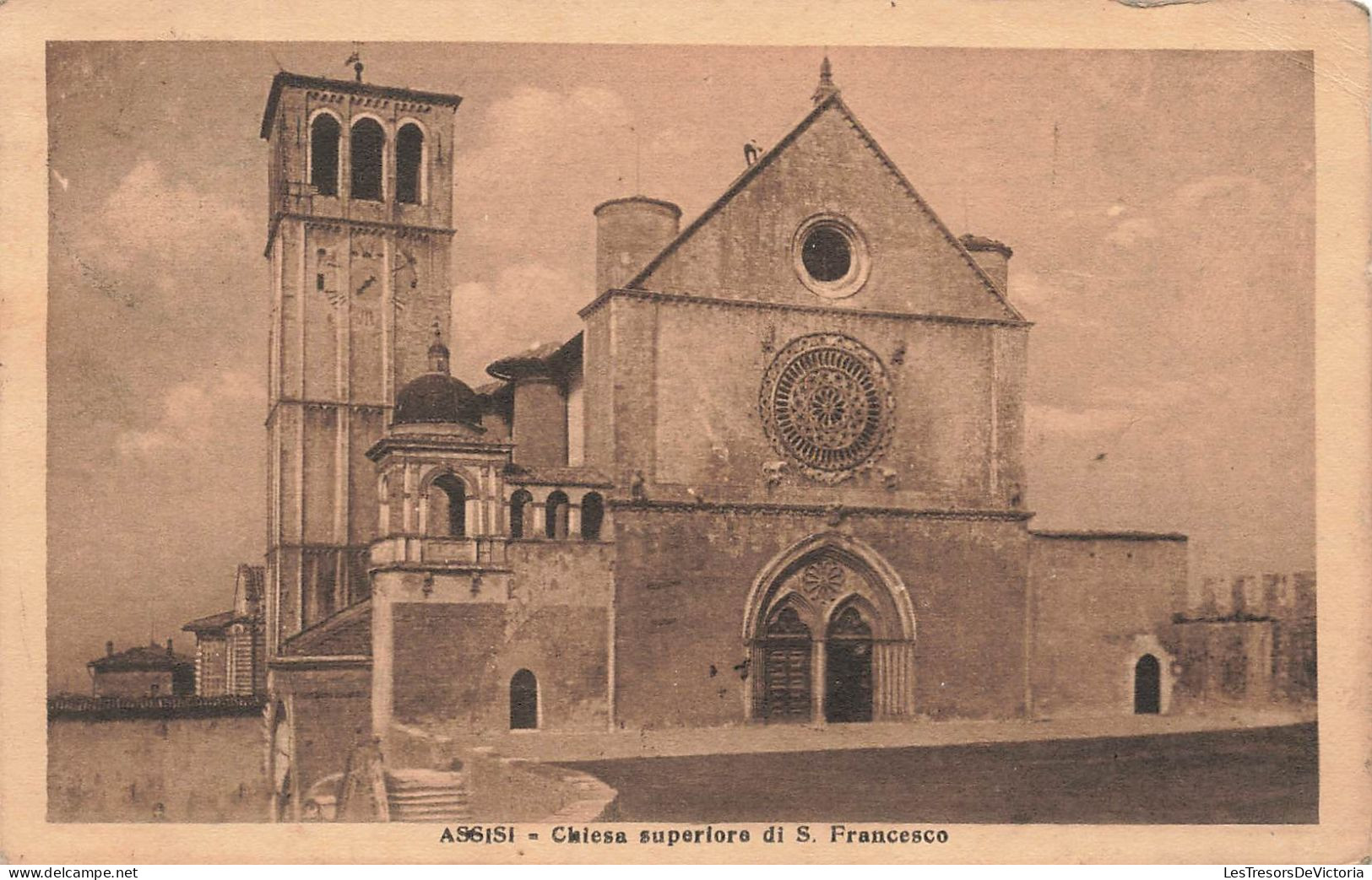 ITALIE - Assisi - Chiesa Superiors Di S Francesco - Vue Sur Une église - Vue Générale - Carte Postale Ancienne - Otros & Sin Clasificación