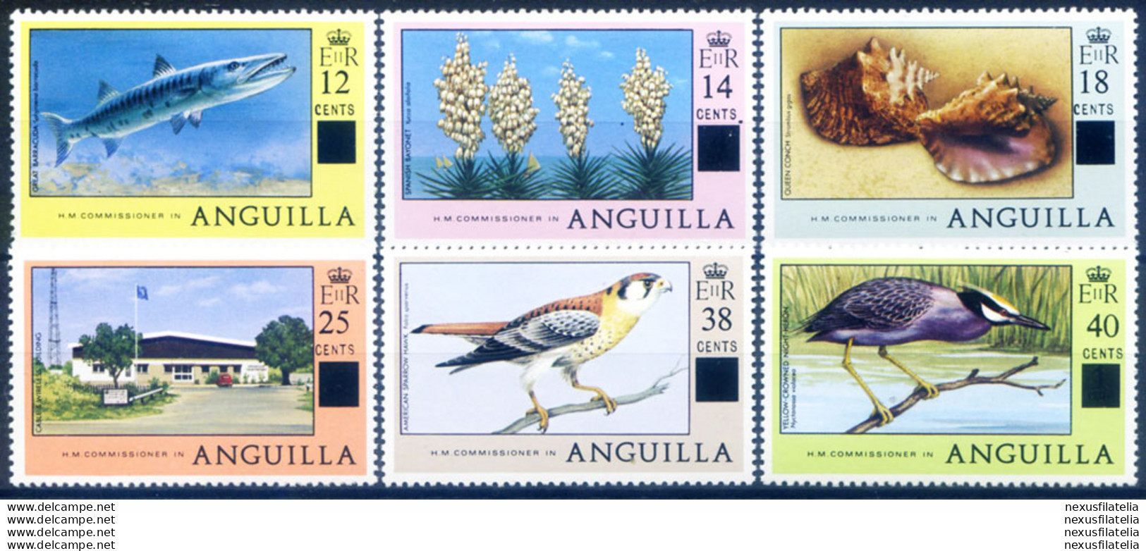 Definitiva. Soprastampati 1978. - Anguilla (1968-...)