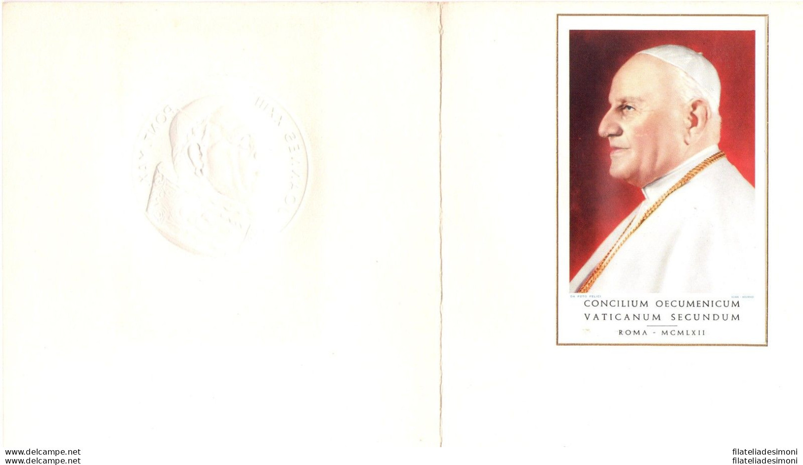 1962 Vaticano ,Concilio Ecumenico Vaticano II Cartoncino - FDC