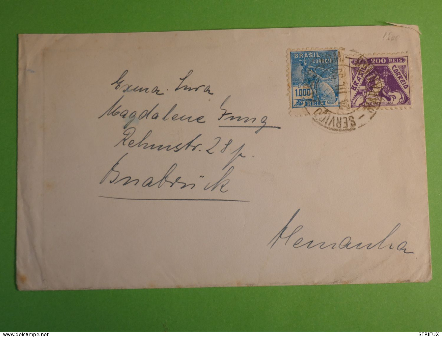 DN1 BRASIL LETTRE  1930 A GERMANY   ++AFF. INTERESSANT +++ - Brieven En Documenten