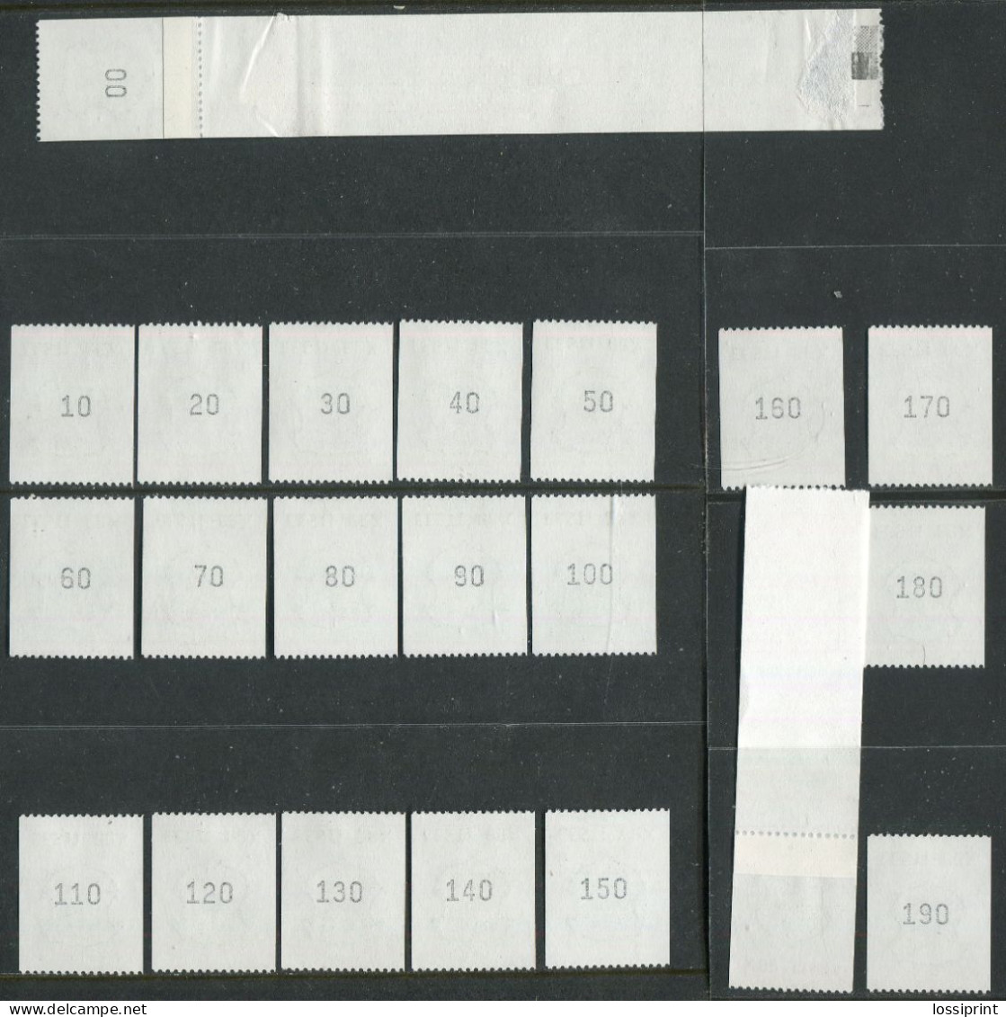 Estonia:Unused Stamps P.P.X 2nd Issue First And Last Stamp With All Numbered Stamps 1992, MNH - Estland