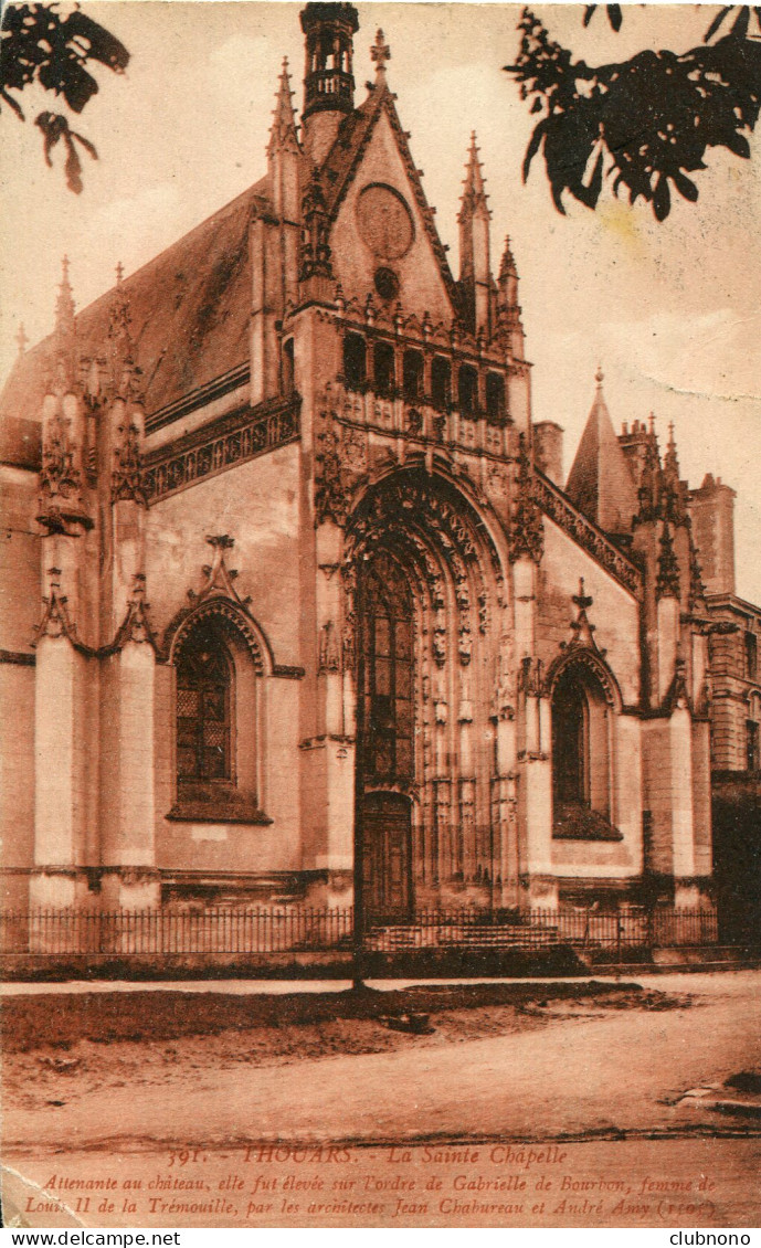 CPA -  THOUARS - LA SAINTE CHAPELLE - Thouars