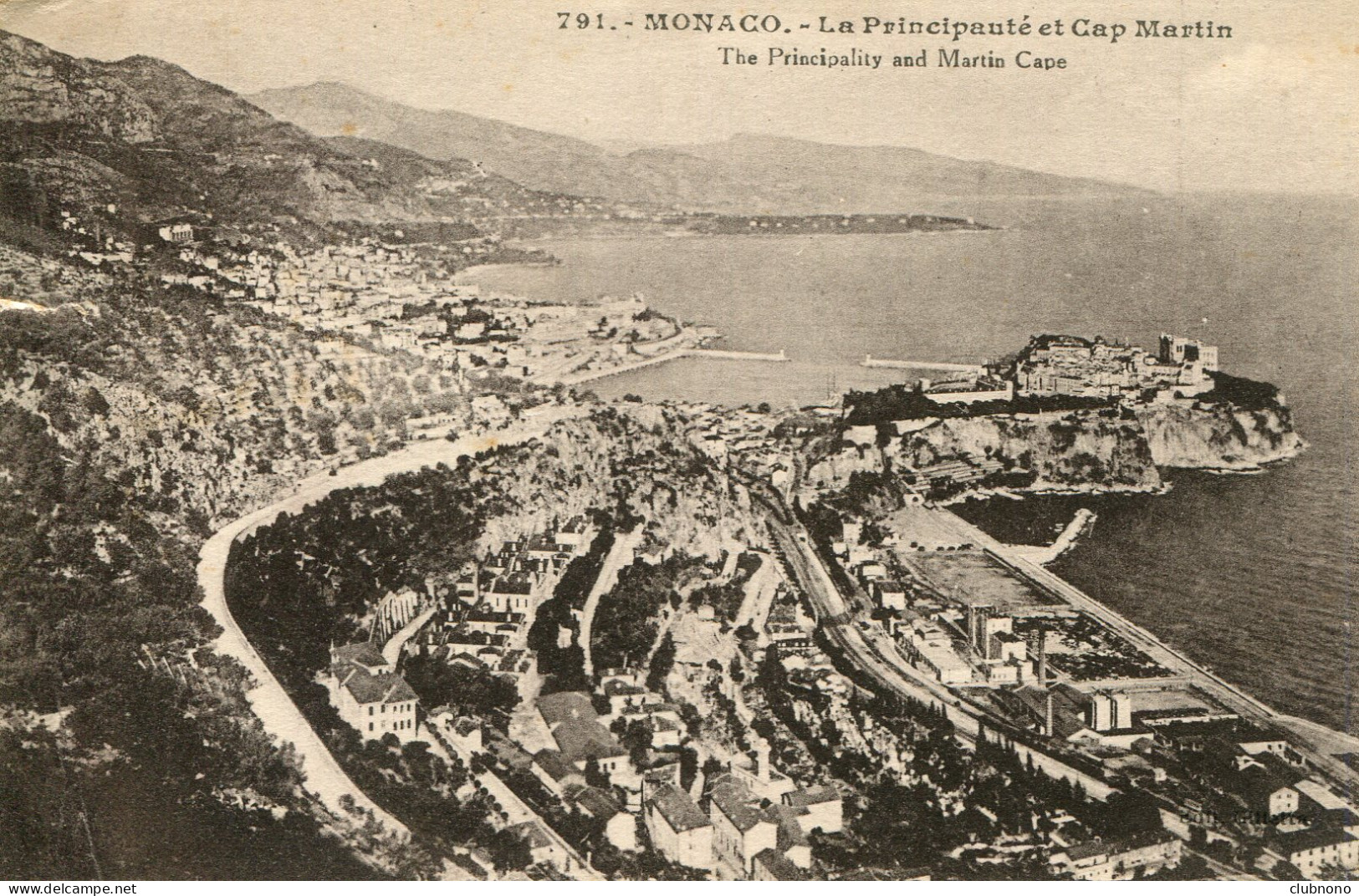 CPA -  MONACO - LA PRINCIPAUTE ET LE CAP-MARTIN - Panoramische Zichten, Meerdere Zichten