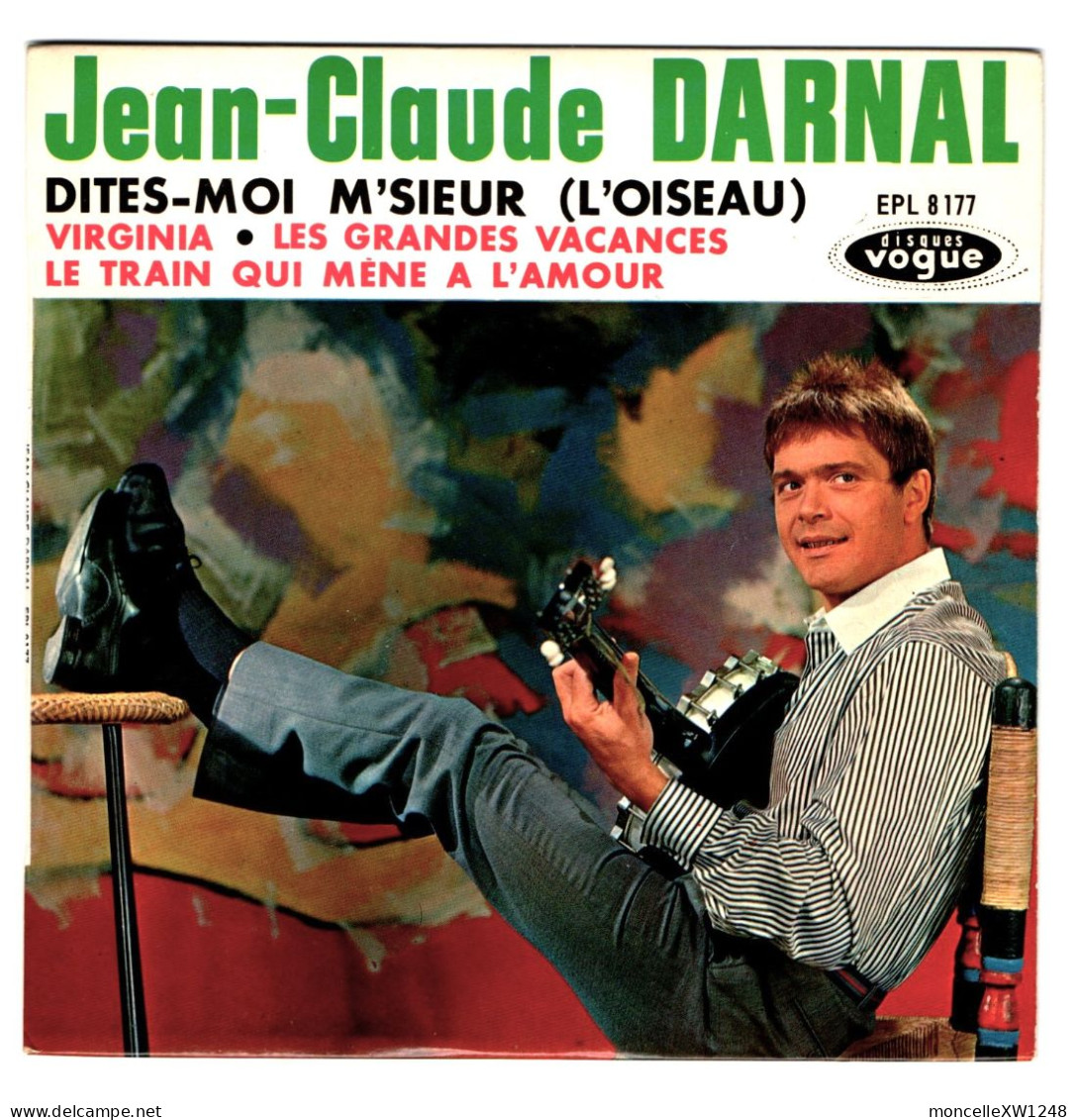 Jean-Claude Darnal - 45 T EP Dites-moi M'sieur (1963) - 45 Toeren - Maxi-Single