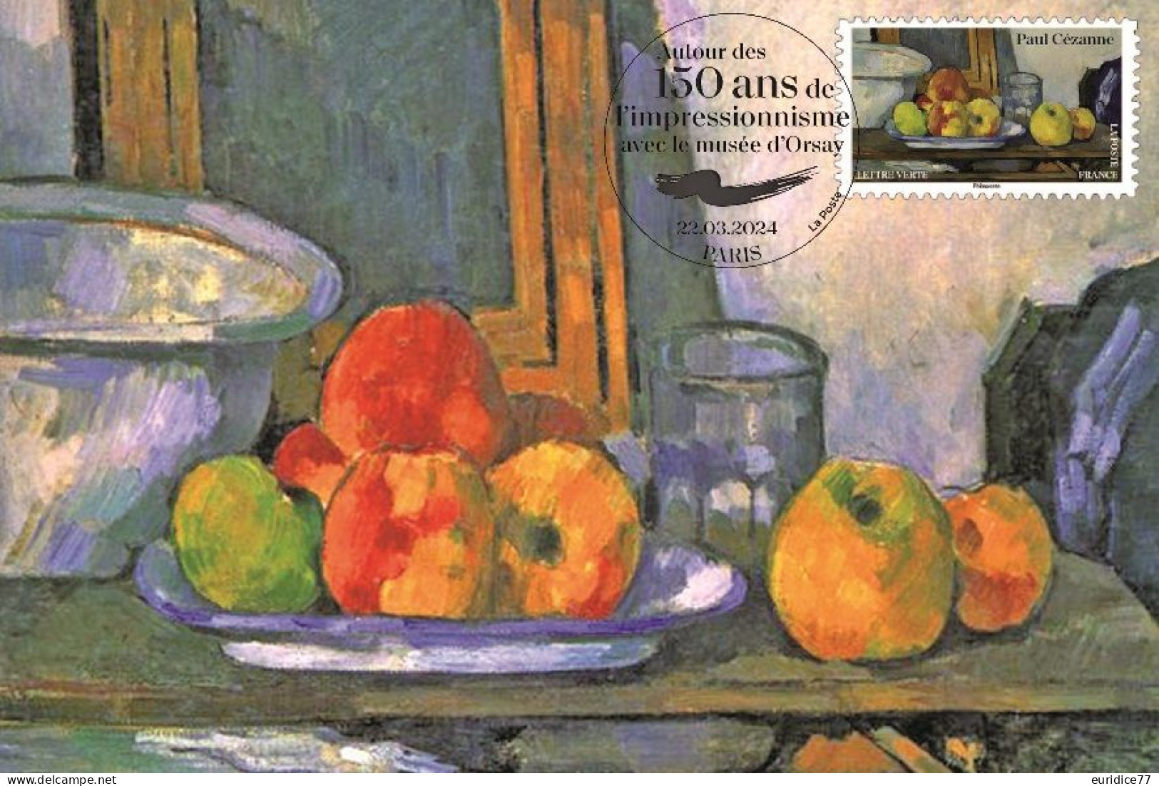 France 2024 - Musee D'orsay - Paul Cézanne Carte Maximum - 2020-…