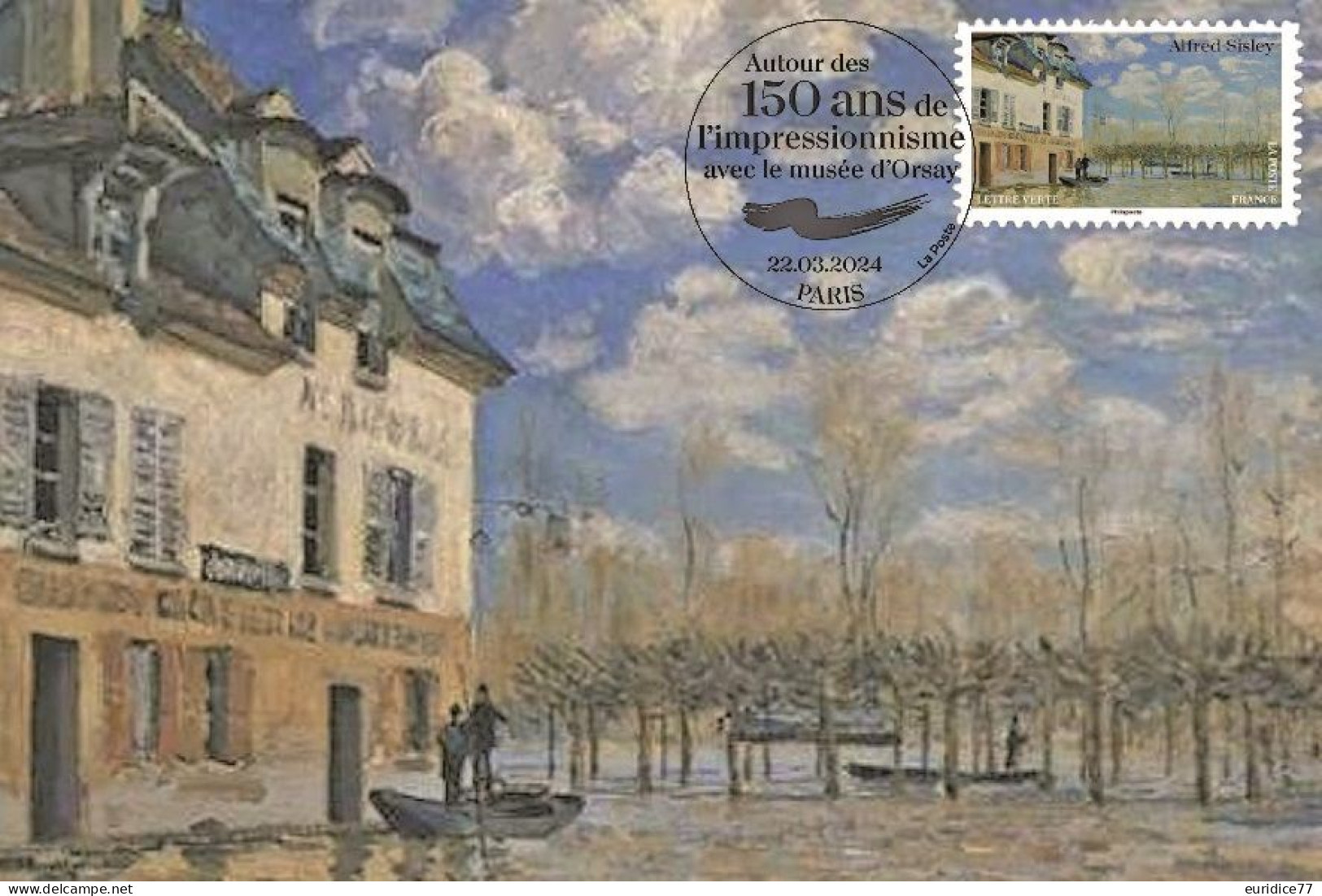 France 2024 - Musee D'orsay - Alfred Sisley Carte Maximum - 2020-…