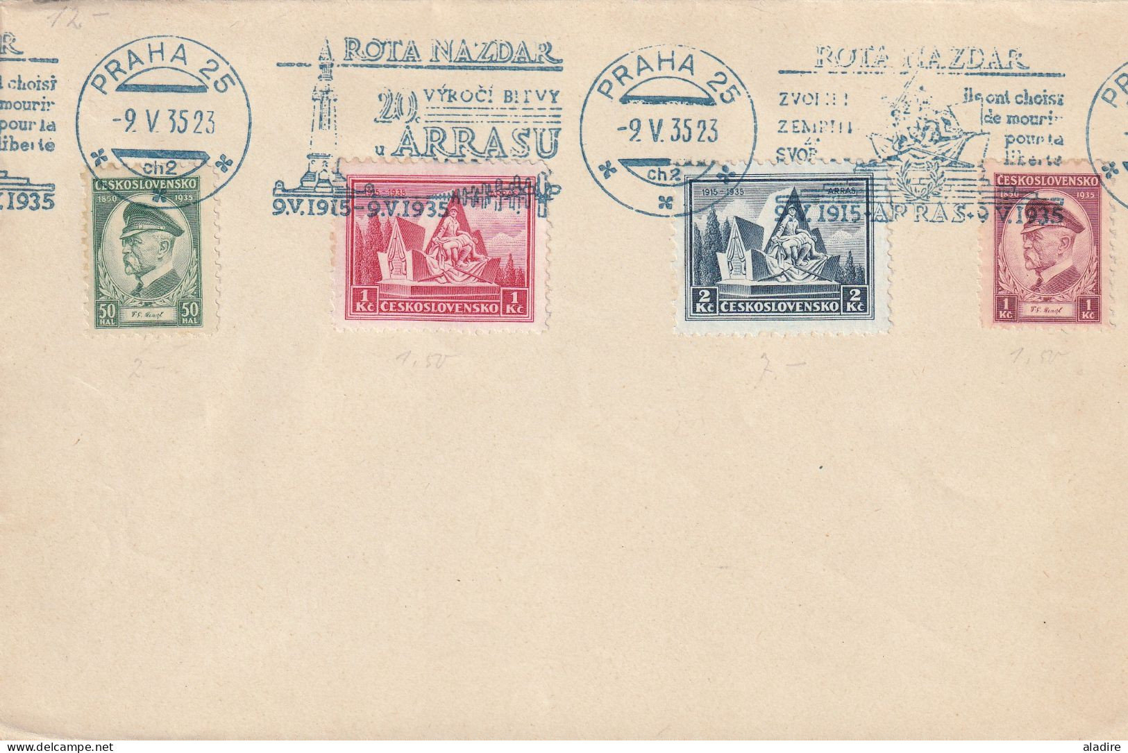 1930's & 40's - CESKOSLOVENSKO - Tchécoslovaquie - Czechoslovakia - 18 postal documents
