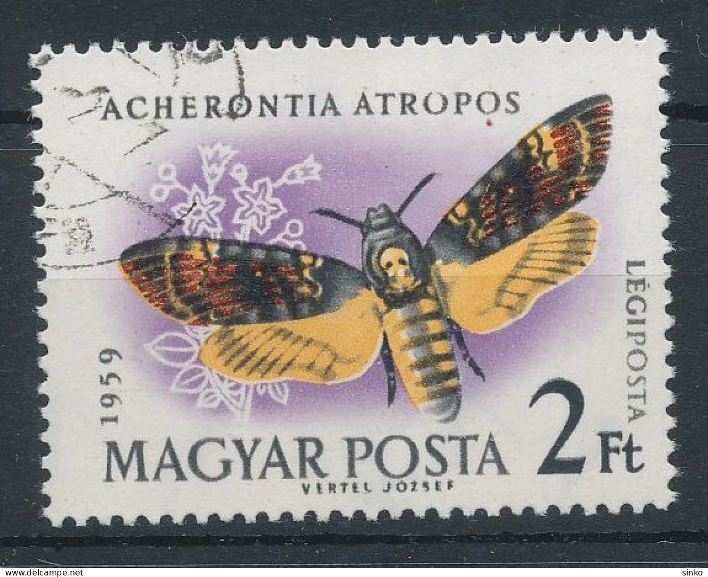 1959. Butterfly (I.) - L - Misprint - Variedades Y Curiosidades