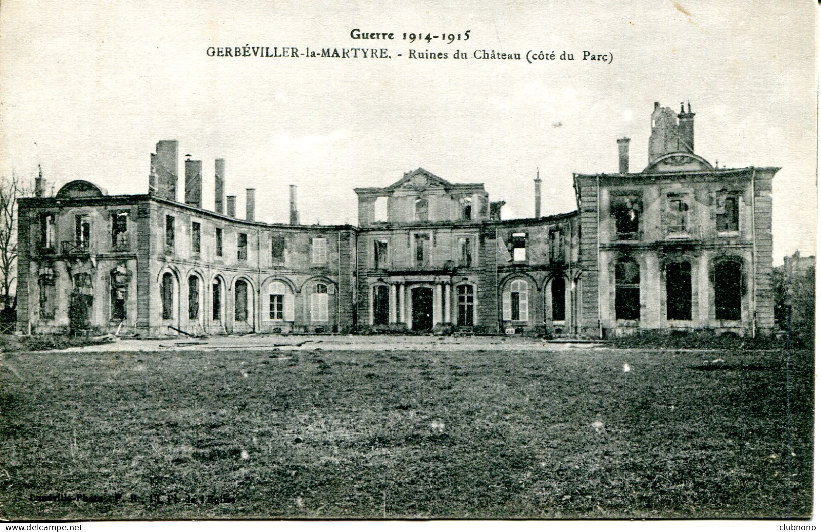 CPA - GERBEVILLER-LA-MARTYRE - RUINES DU CHATEAU (IMPECCABLE) - Gerbeviller