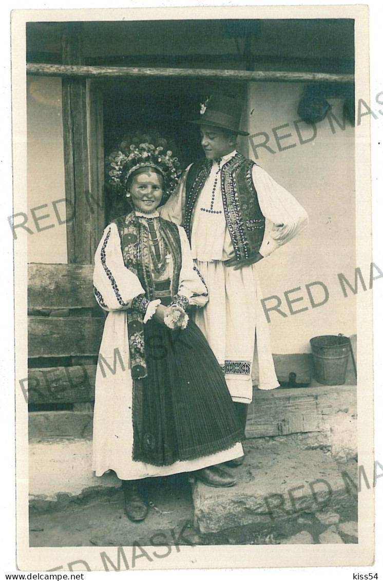 RO 72 - 11605 ETHNIC, MORLACA, Cluj, Romania - Old Postcard, Real PHOTO - Unused - 1936 - Rumänien