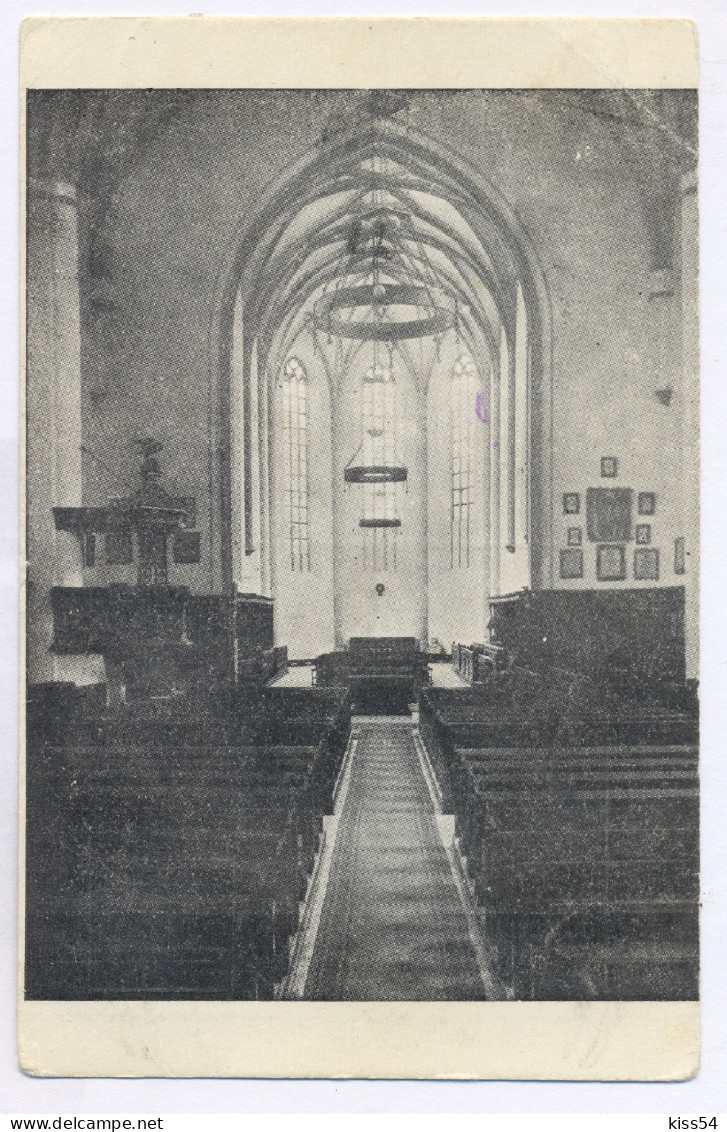 RO 72 - 954 CLUJ, Inside The Reformed Church, Romania - Old Postcard - Used - 1929 - Rumänien