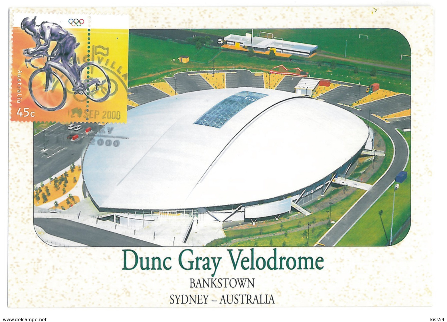 MAX 22 - 24 BIKE, VELODROME, Sydney Olimpic Games - Maximum Card - 2000 - Ciclismo