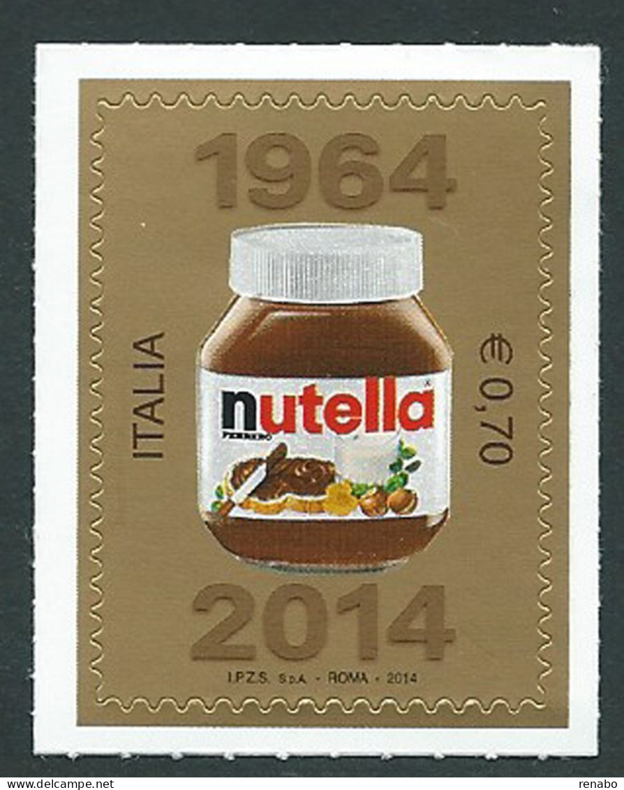 Italia, Italy, Italie, Italien 2014; Nutella, Nel 50° Anniversario. Serie Completa. - Alimentación