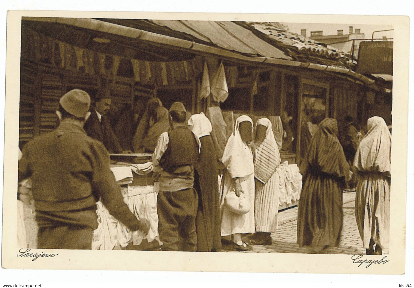 BO 4 - 5612 SARAJEVO, Bosnia, Market - Old Postcard - Unused - Bosnien-Herzegowina