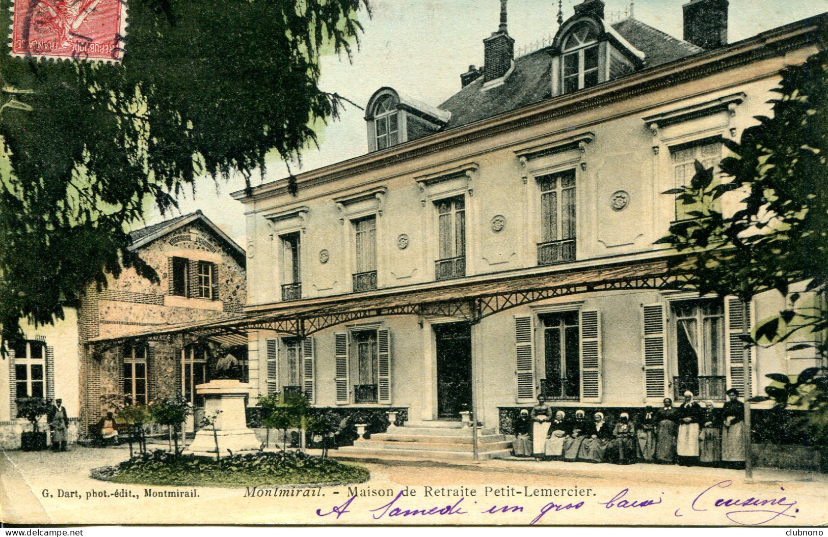 CPA - MONTMIRAIL - MAISON DE RETRAITE PETIT-LEMERCIER  (IMPECCABLE) - Montmirail