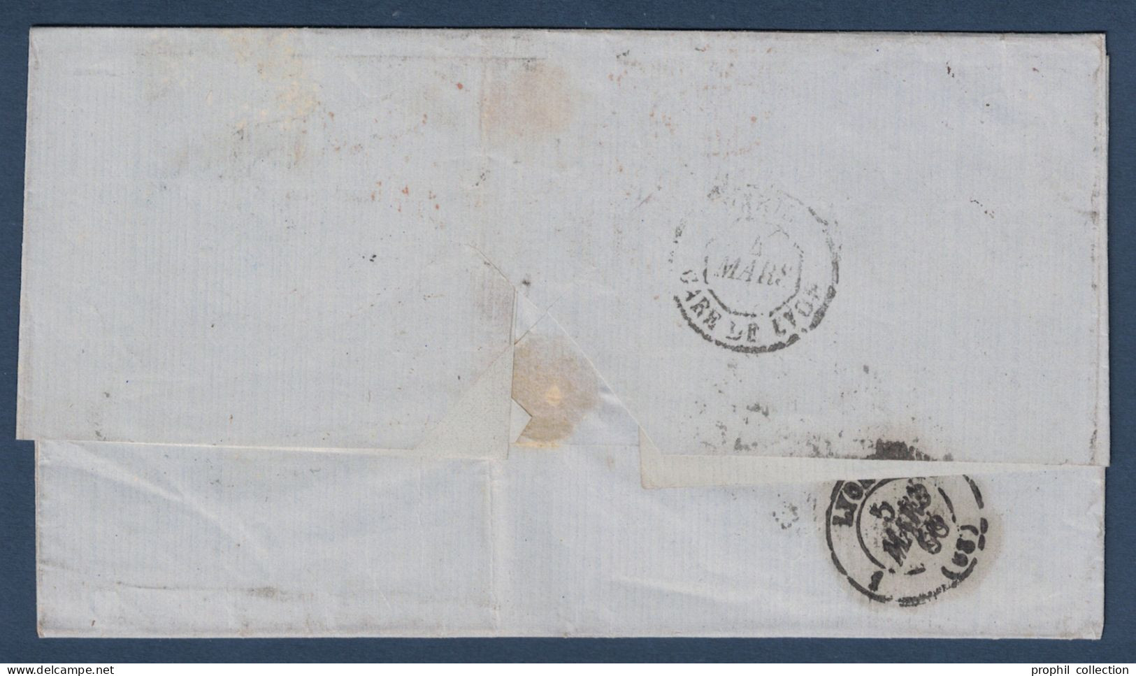 LETTRE COVER MADRID SPAIN ESPAGNE > FRANCIA CACHET PD TAXE 5 CAD ROUGE ENTRÉE FRANCE ST JEAN DE LUZ 1866 - Lettres & Documents