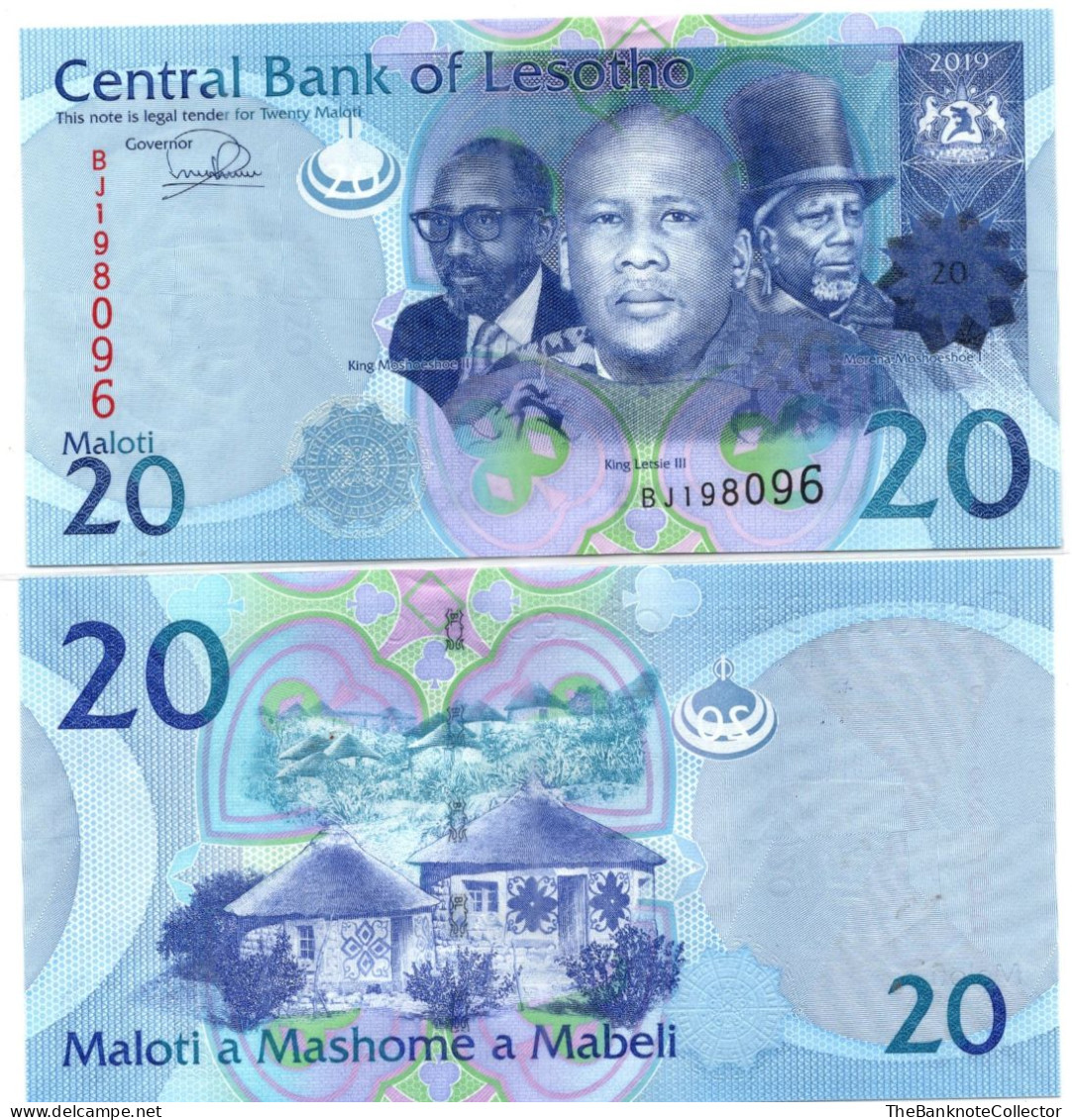 LESOTHO 20 Maloti 2019 P-22 UNC - Lesoto