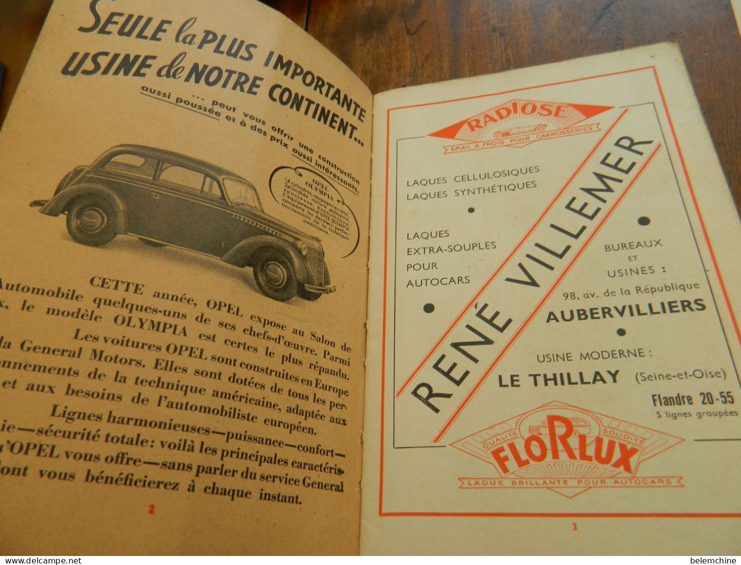 CATALOGUE OFFICIEL DU 32 ème SALON DE L'AUTOMOBILE DU CYCLE ET DES SPORTS  PARIS GRAND PALAIS 1938 - Automobile