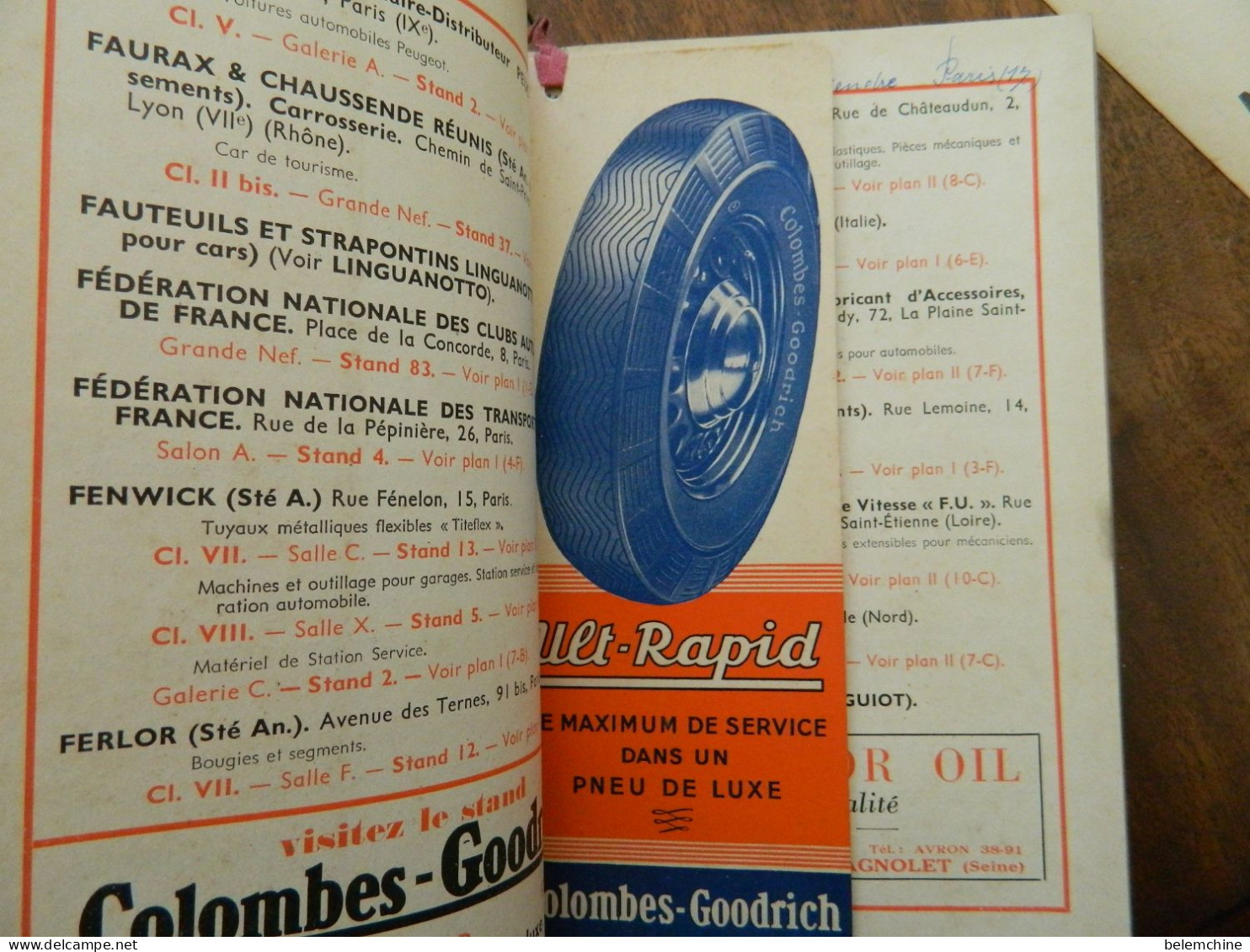 CATALOGUE OFFICIEL DU 32 ème SALON DE L'AUTOMOBILE DU CYCLE ET DES SPORTS  PARIS GRAND PALAIS 1938