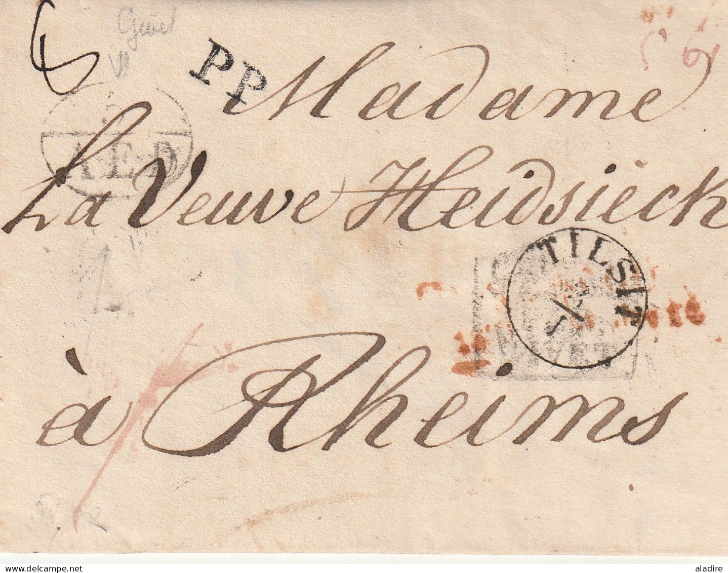 1834 - 1863 - 6 Entire Letters From Moscow & St Petersburg To Paris, Bordeaux And Reims, France - 12 Scans - Collections