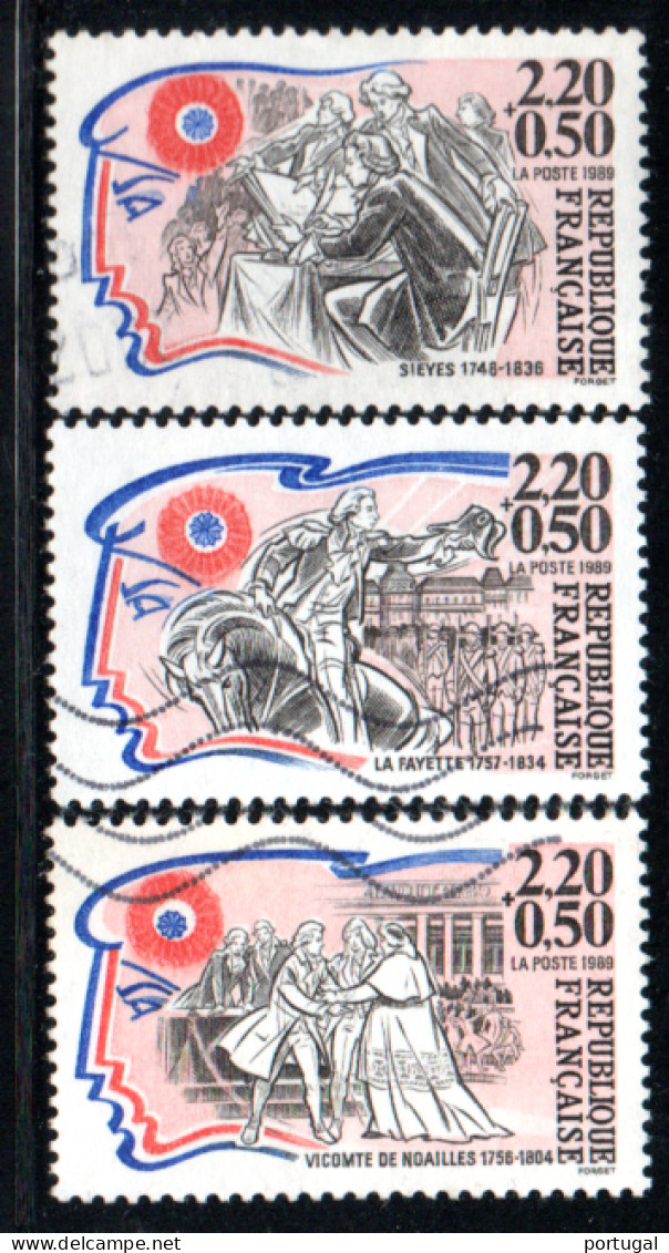 N°2564,67,66 - 1988 - Used Stamps