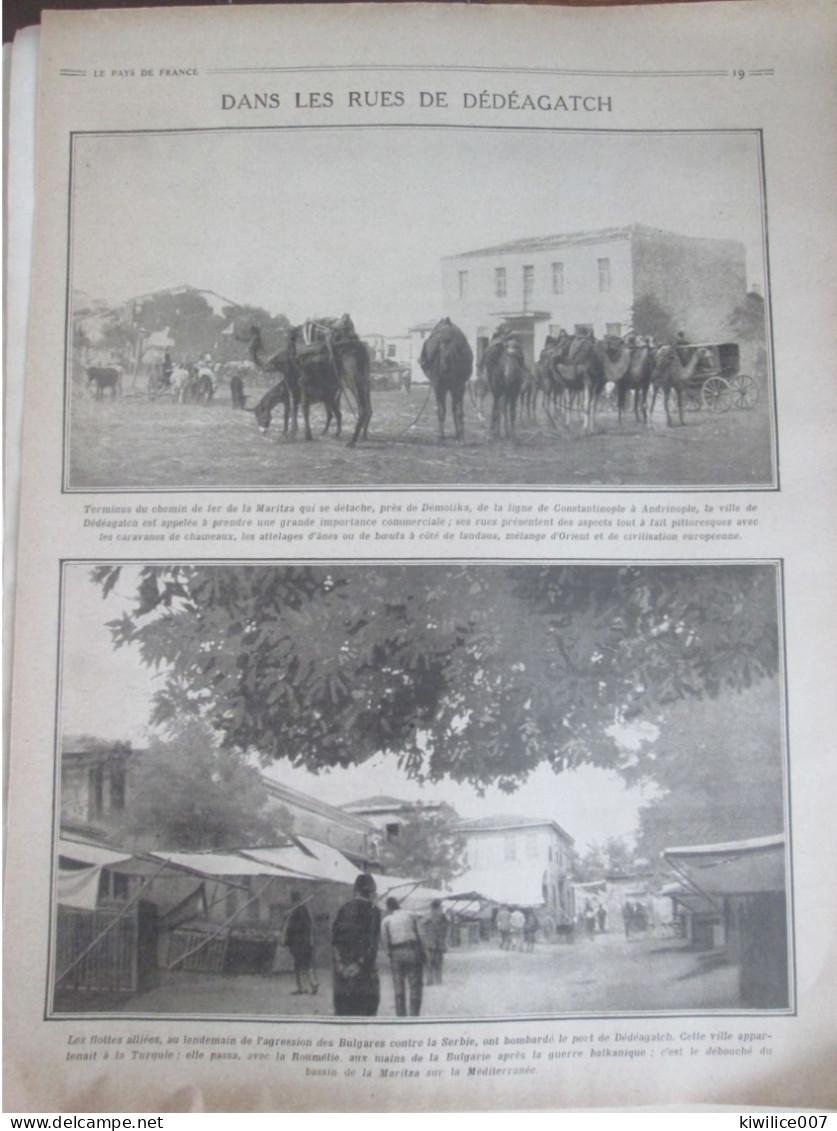 La Grande Guerre  14-18  Dans Les Rues De DEDEAGATCH Dedeağaç Alexandroúpoli GRECE - Nieuwpoort