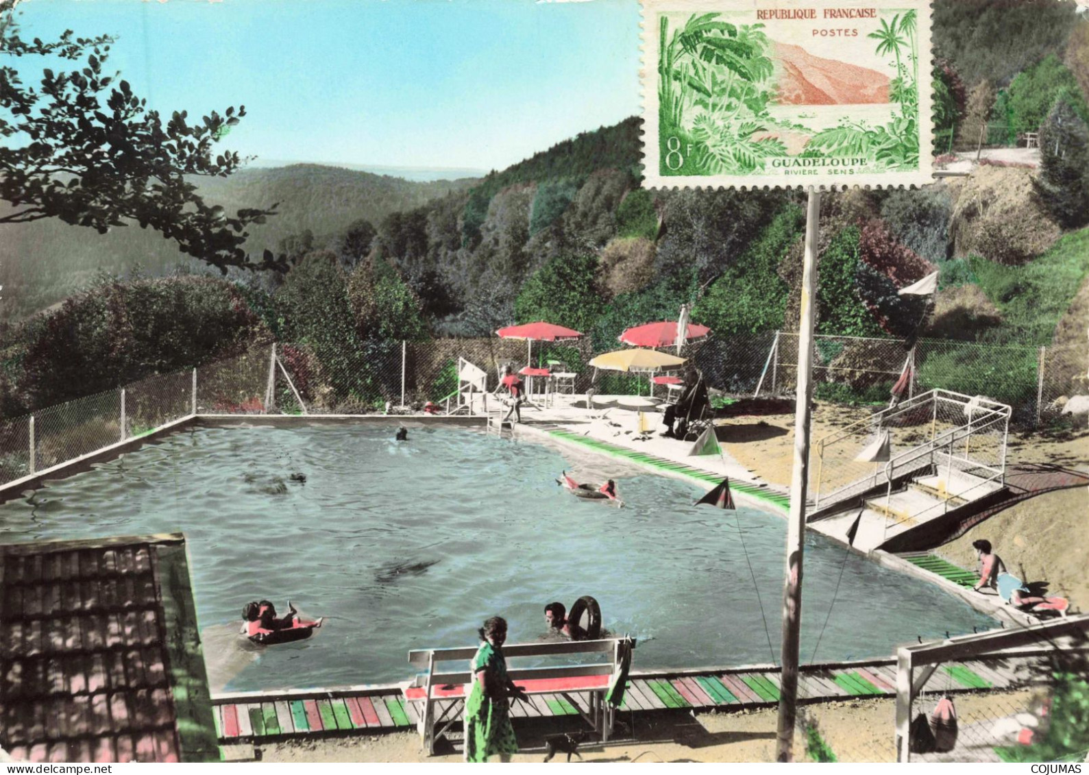 68 - SAINTE MARIE _S27917_ Hôtel Bellevue - Col - La Piscine De L'Hôtel - Propr. Specht - CPSM 15x10 Cm - Sainte-Marie-aux-Mines