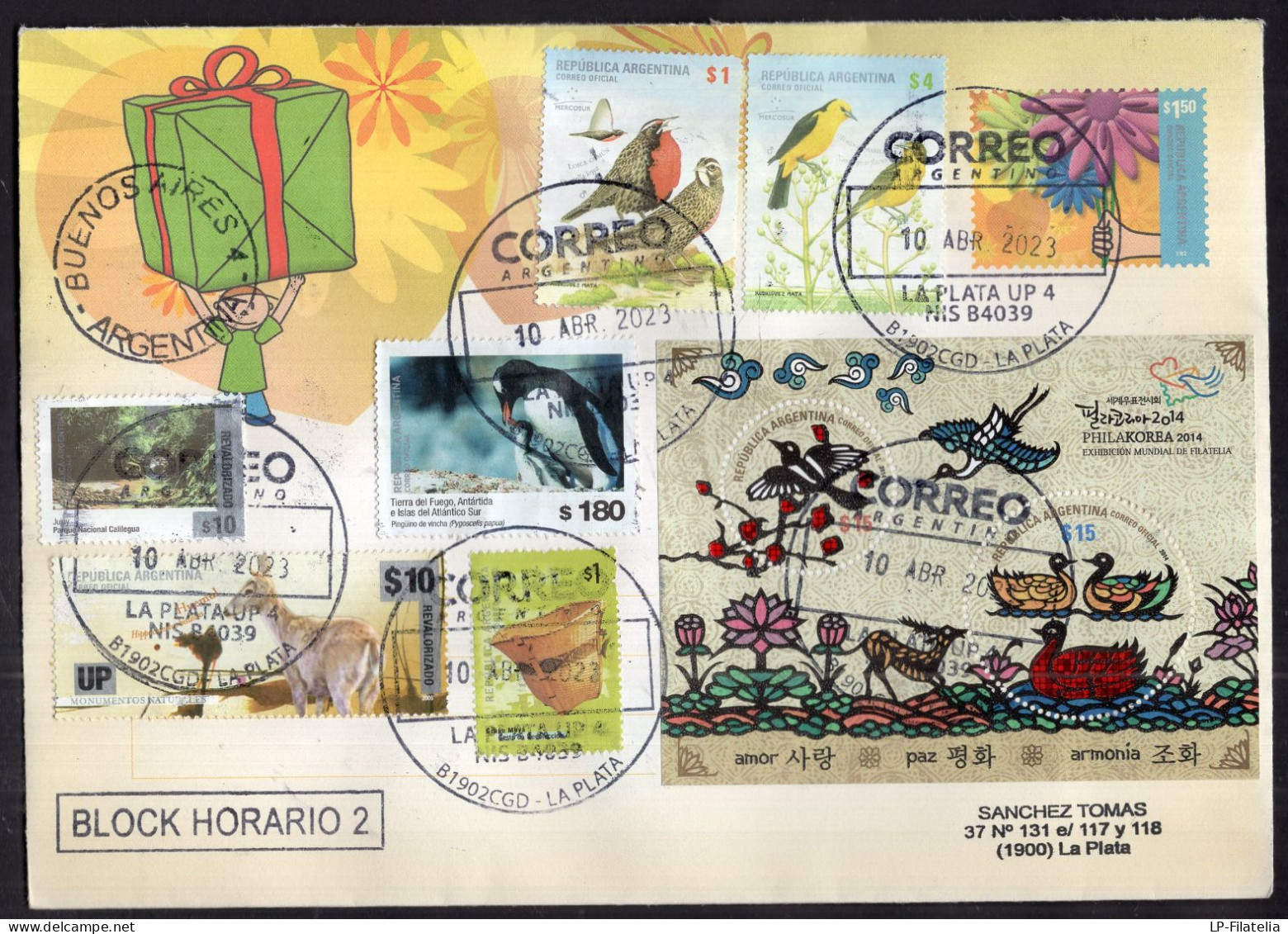 Argentina - 2023 - Birds - Faune - Modern Stamps - Diverse Stamps - Cartas & Documentos