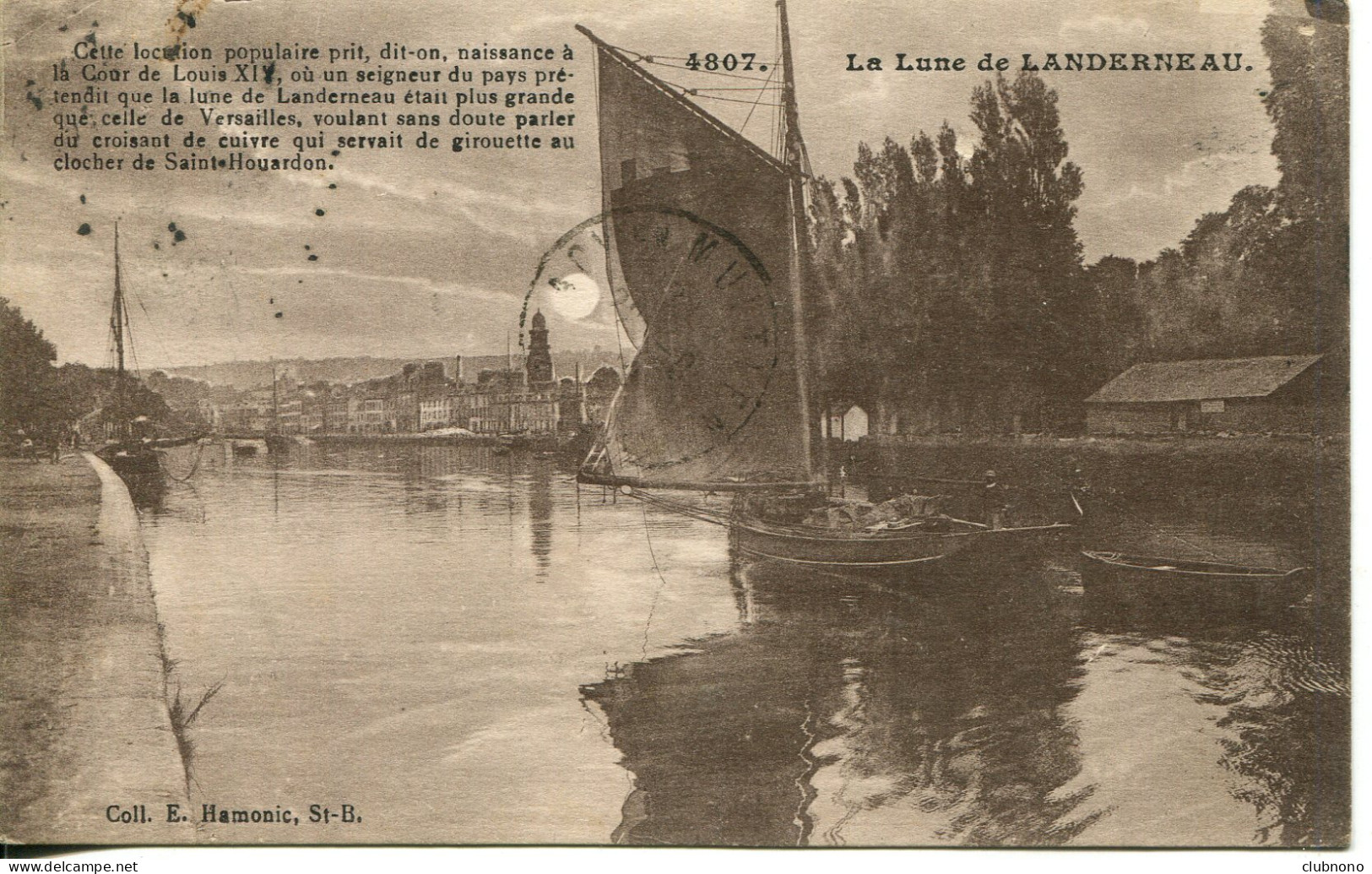 CPA  - LANDERNEAU - LEGENDE DE LA LUNE  - Landerneau