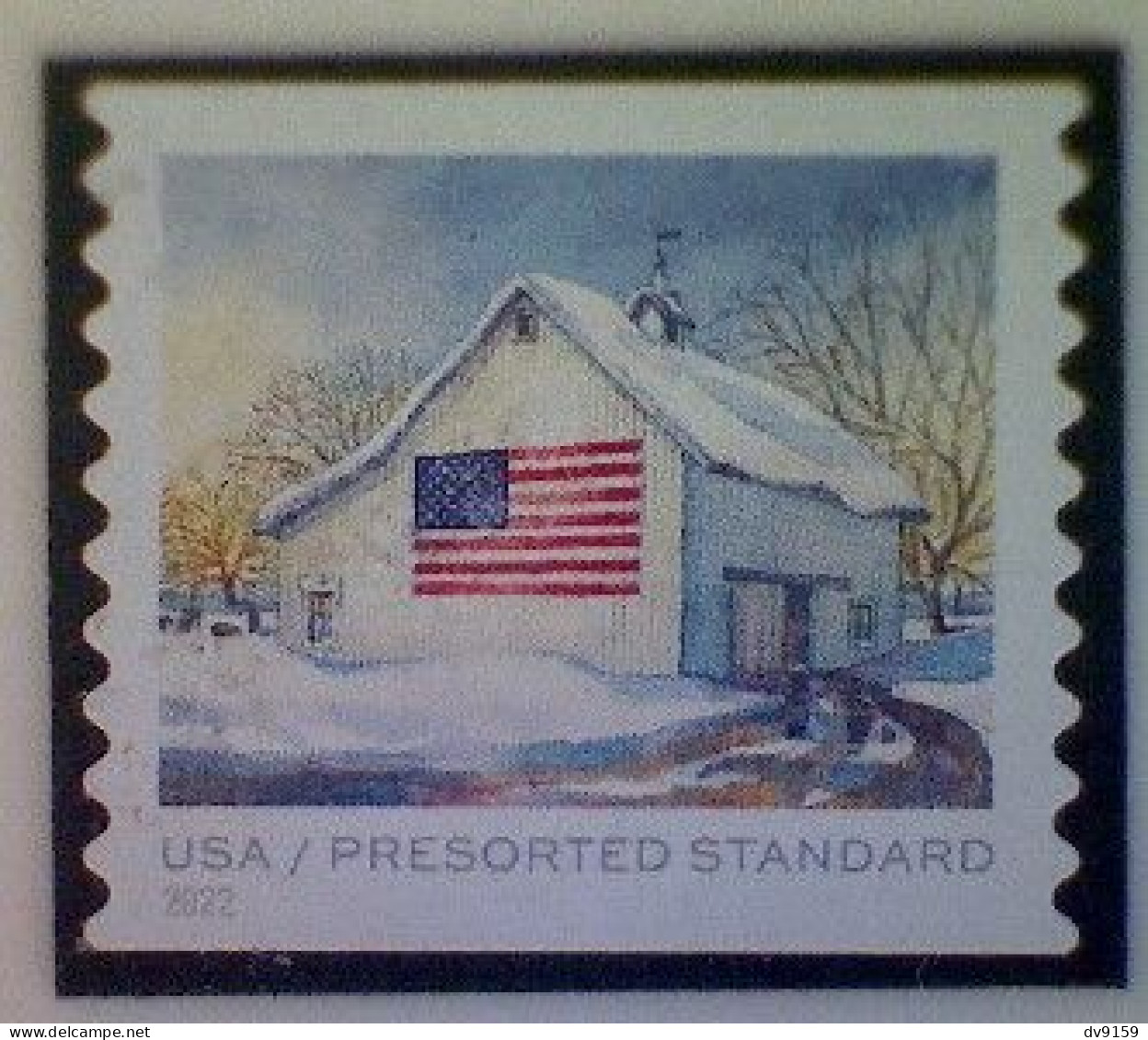 United States, Scott #5685, Used(o), 2022, Flags On Barns, Presort (10¢), Multicolored - Gebraucht