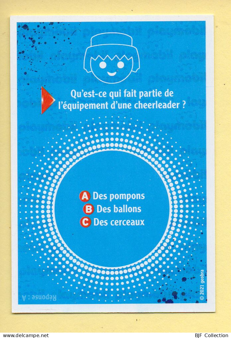 Carte Playmobil N° 2 / Cameraman / VIDEO / Le Monde Du Sport / Carrefour Market - Altri & Non Classificati