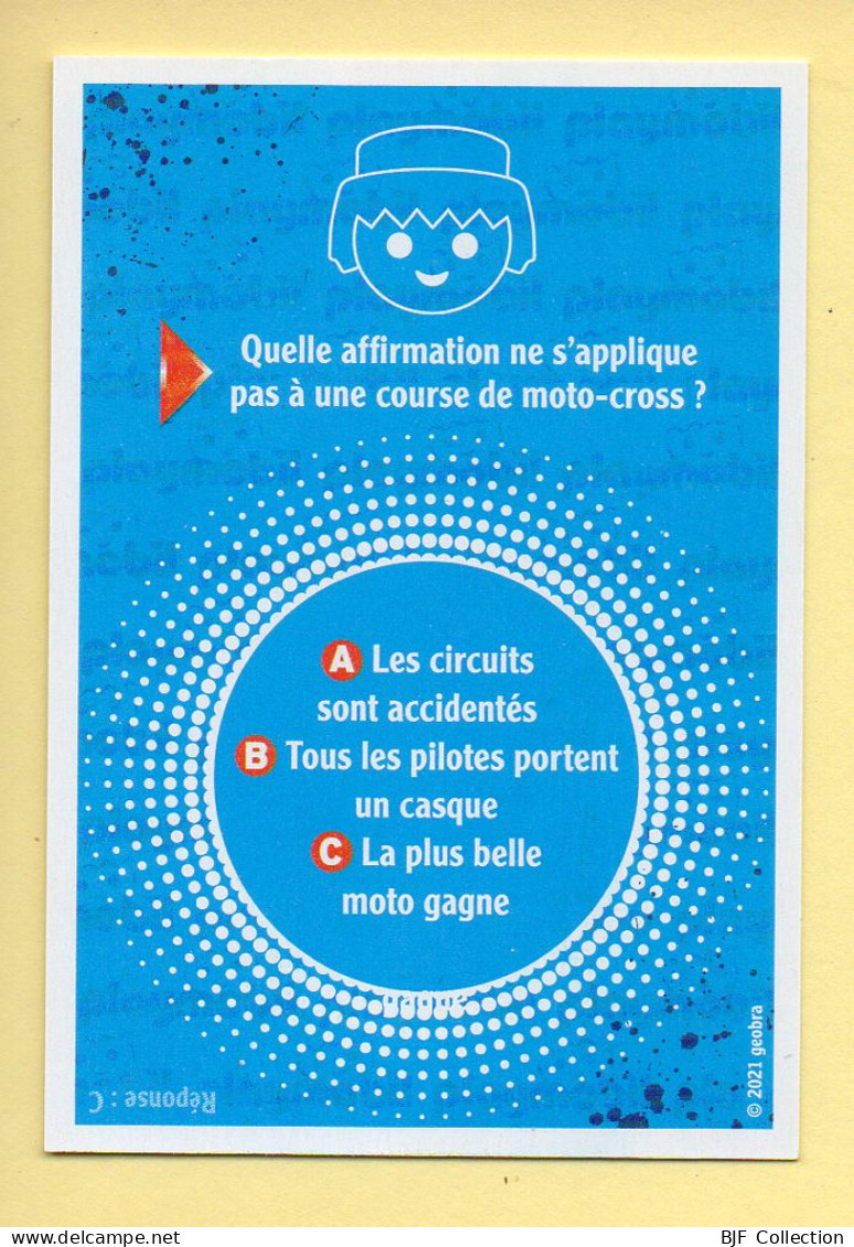Carte Playmobil N° 3 / Photographe / PHOTOS / Le Monde Du Sport / Carrefour Market - Altri & Non Classificati